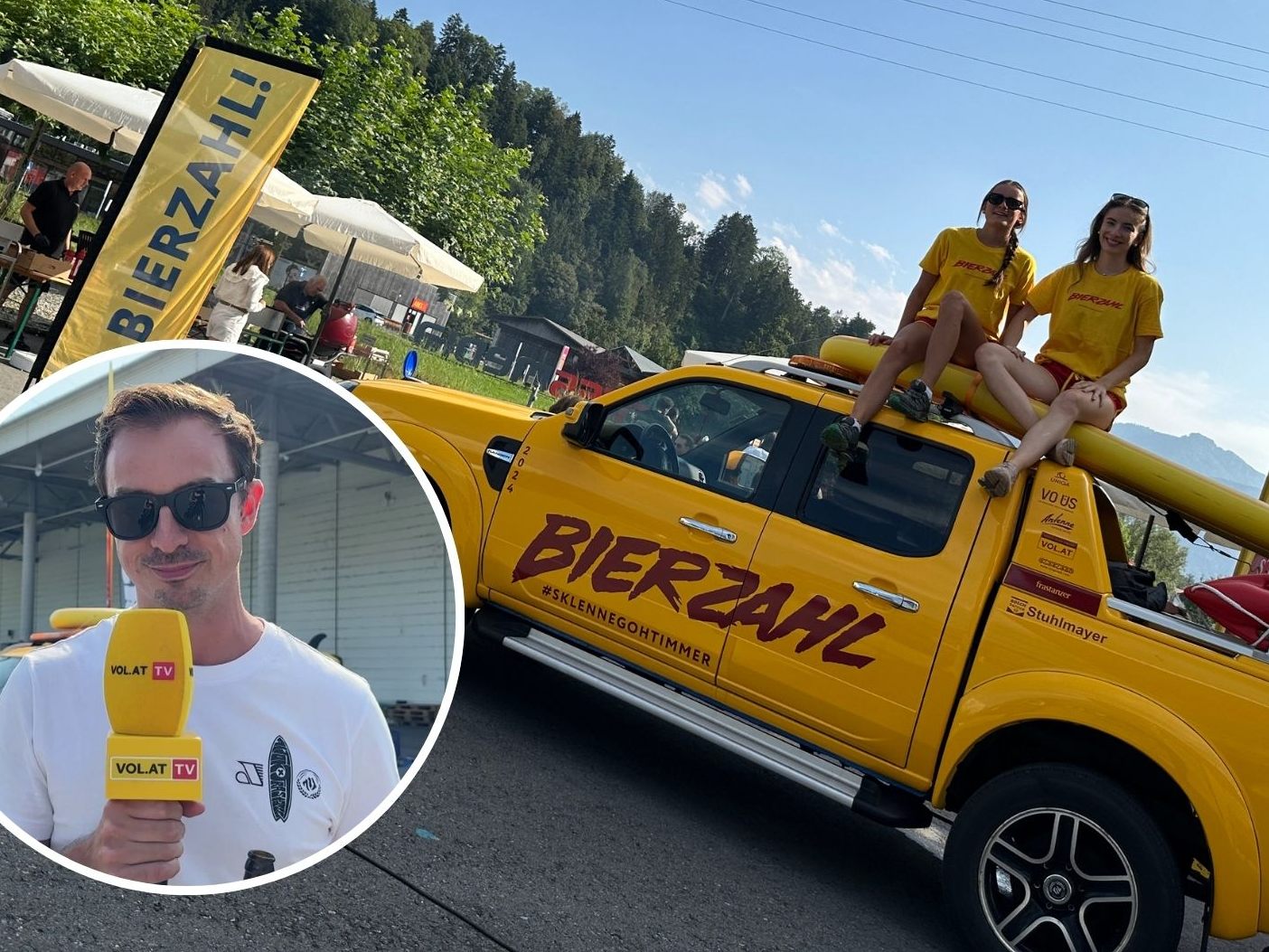 Kronkorken sammeln und gewinnen. So sieht das neue Bierzahl-Mobil aus.