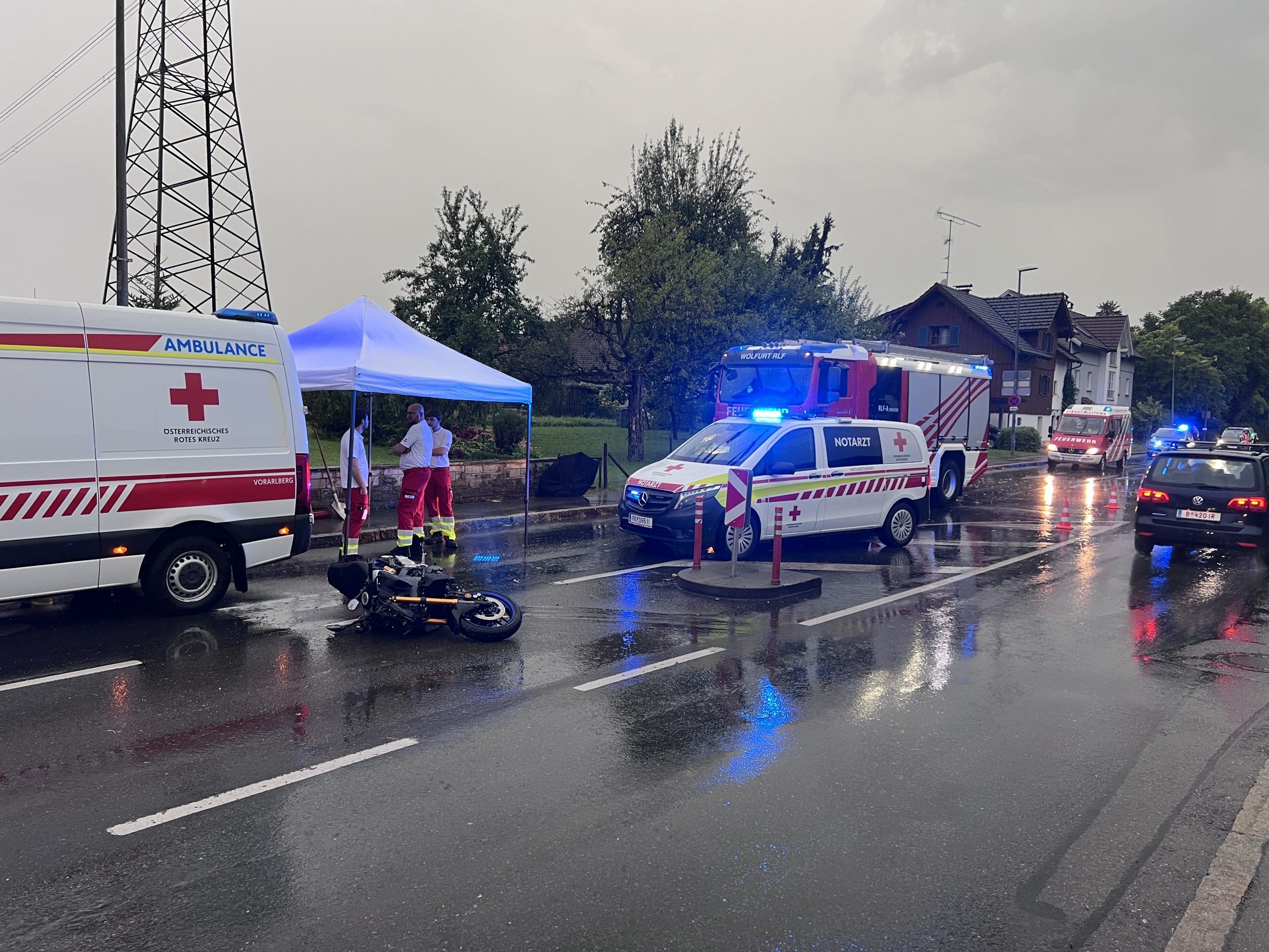 Unfall in Wolfurt
