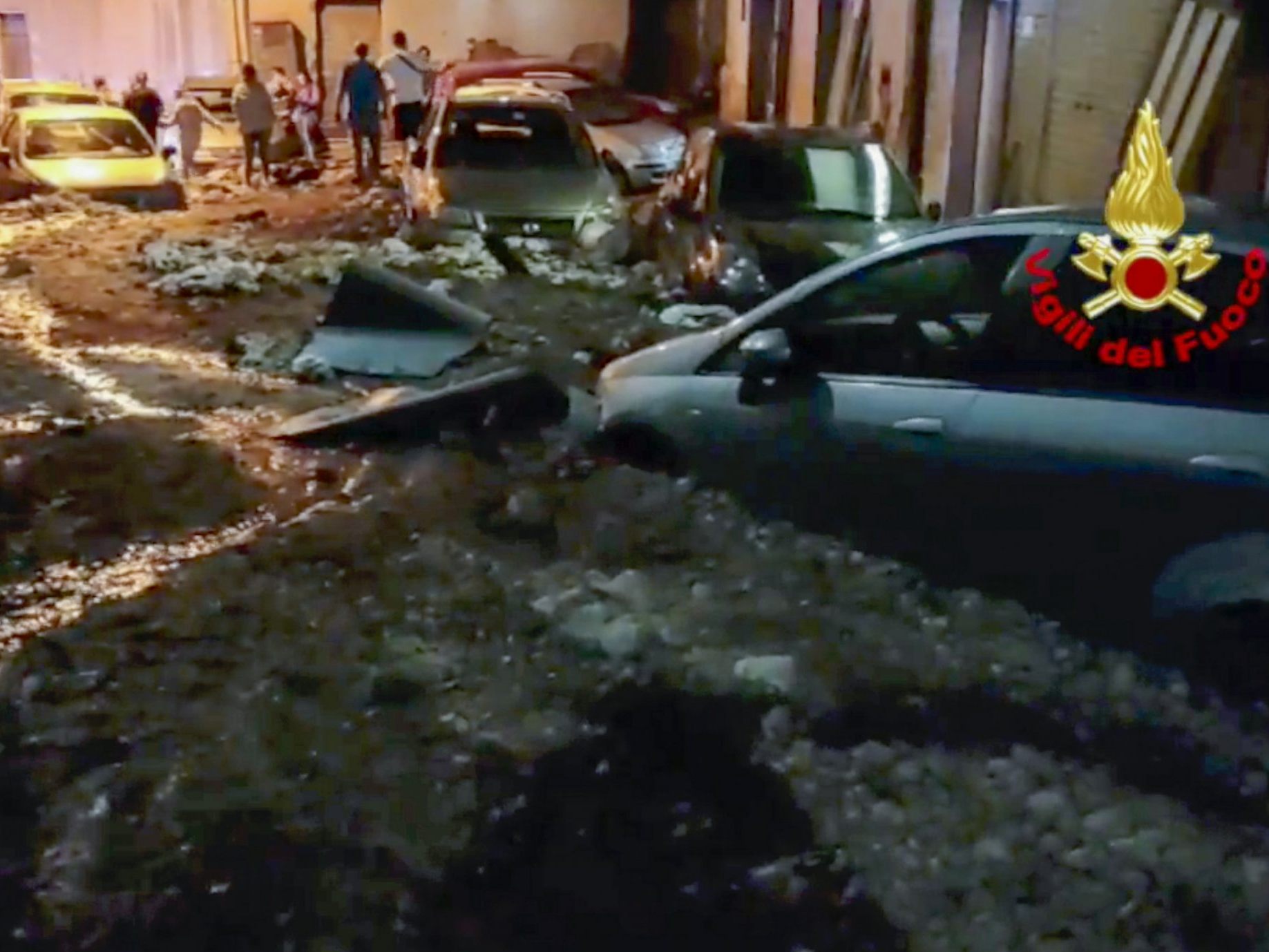 Heftige Unwetter in Italien.