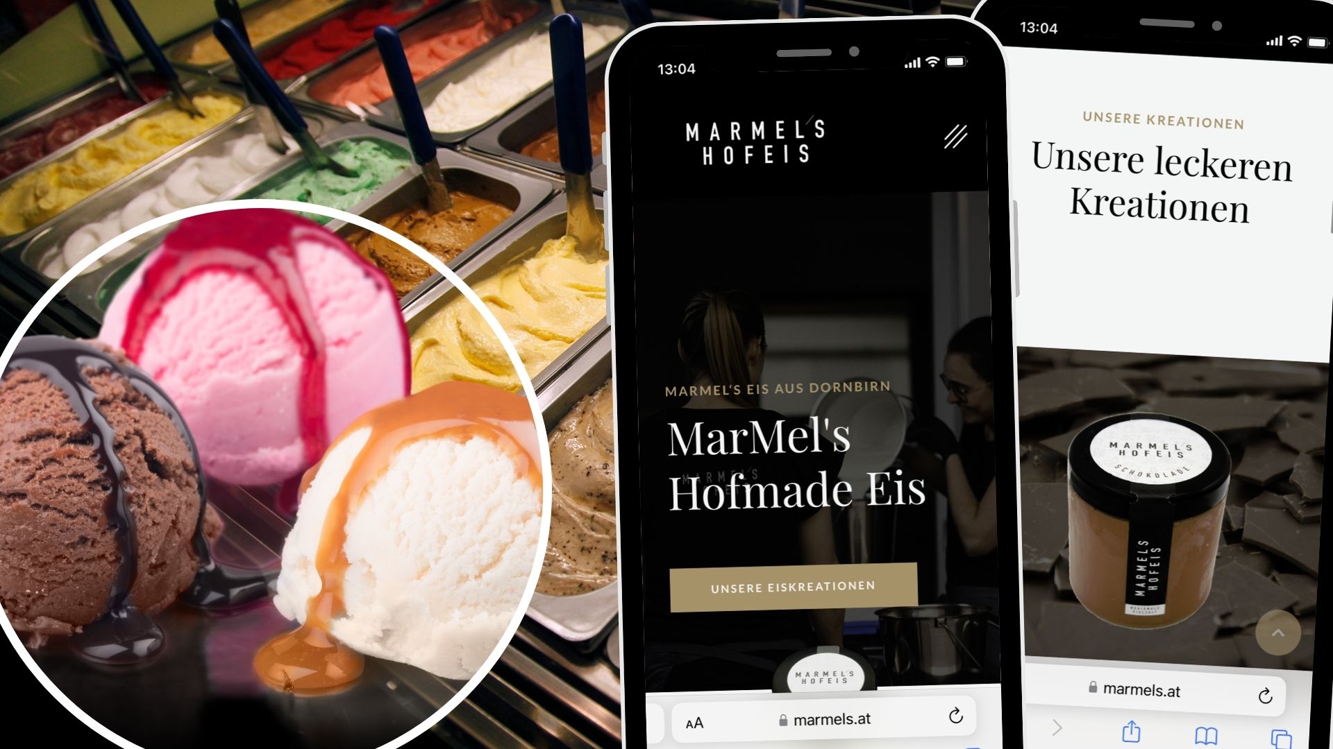MarMel's Hofeis, ein Familienunternehmen in Vorarlberg.
