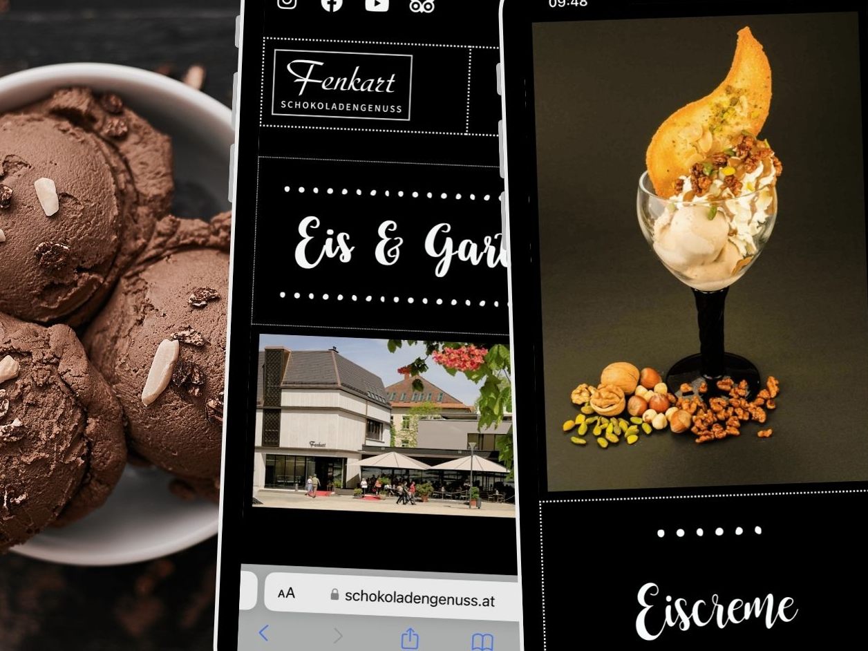 Das Schlosskaffee Hohenems ist nicht nur für seine feinen Backwaren bekannt, sondern auch für seine hervorragenden Eiskreationen, Das Schlosskaffee Hohenems ist nicht nur für seine feinen Backwaren bekannt, sondern auch für seine hervorragenden Eiskreationen,