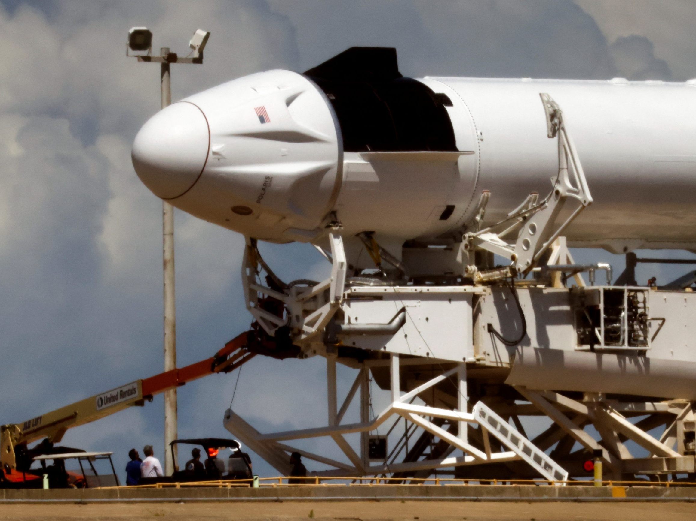 Der Start der SpaceX-Rakete wurde erneut verschoben. Der Start der SpaceX-Rakete wurde erneut verschoben.