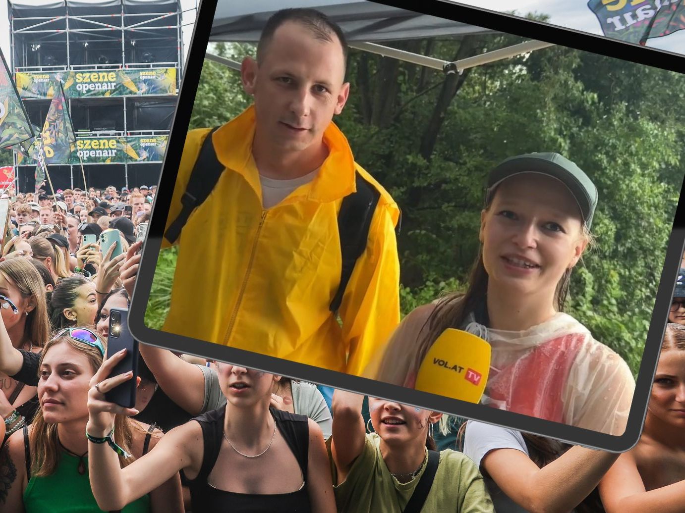 Das Szene Openair öffnet seine Tore. Das Szene Openair öffnet seine Tore.