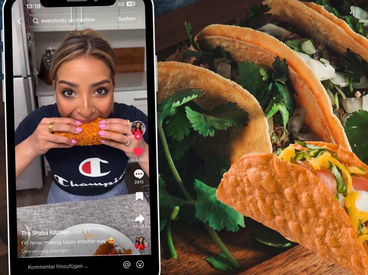 Die knusprige Kombination aus Tacos und Doritos. Die knusprige Kombination aus Tacos und Doritos.