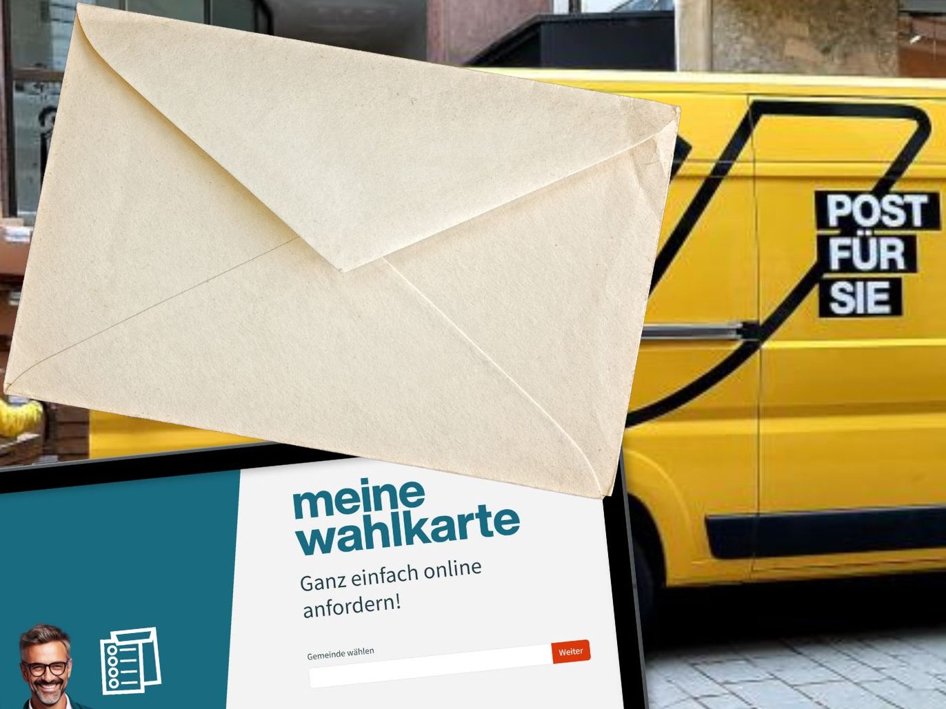 Gründe für die Beantragung einer Wahlkarte können etwa Ortsabwesenheit, gesundheitliche Gründe oder ein Auslandsaufenthalt (z. B. Urlaub) sein. Gründe für die Beantragung einer Wahlkarte können etwa Ortsabwesenheit, gesundheitliche Gründe oder ein Auslandsaufenthalt (z. B. Urlaub) sein.