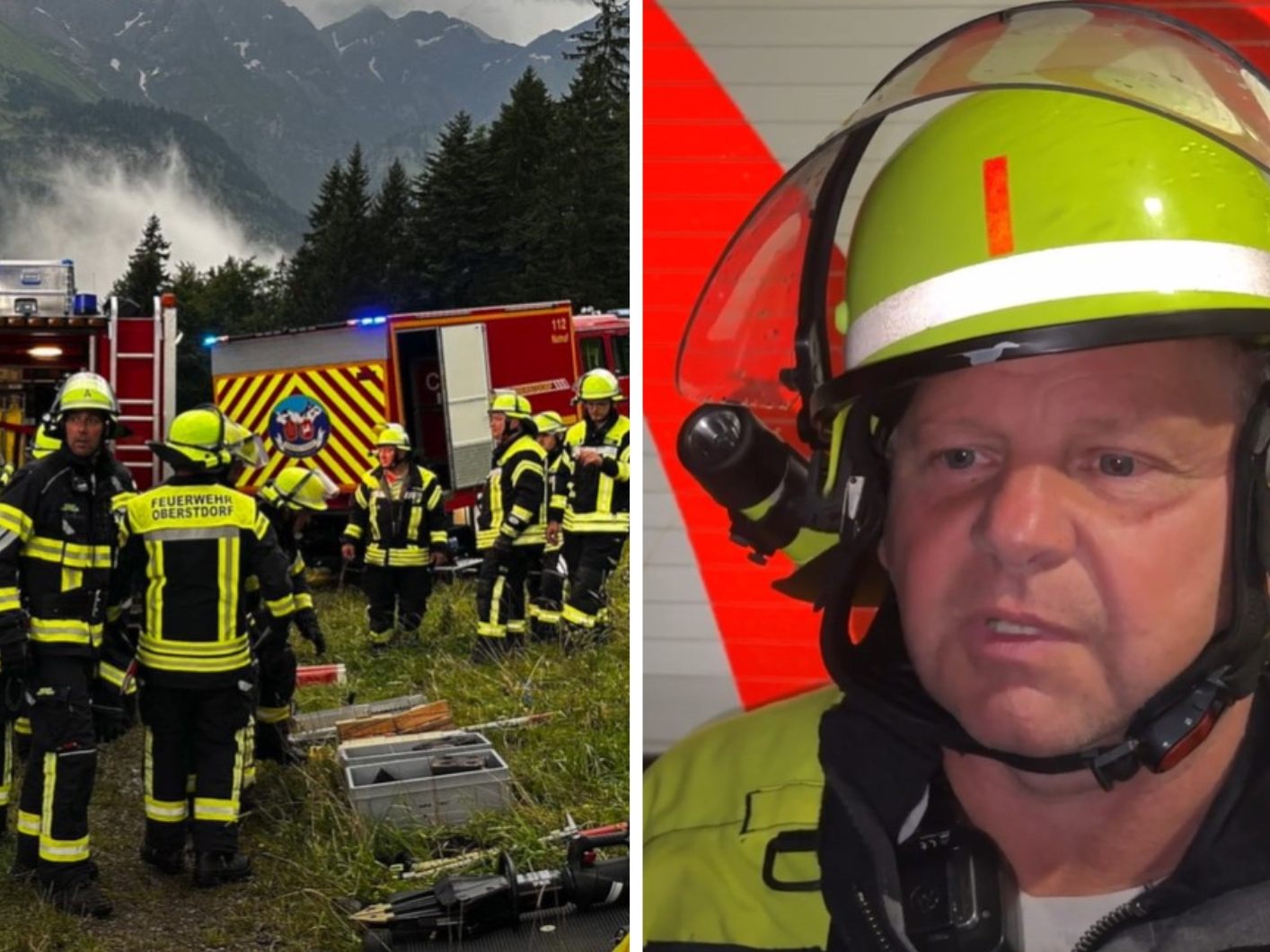 Feuerwehrkommandant Peter Vogler spricht von einem tragischen Einsatz für alle Beteiligten. Feuerwehrkommandant Peter Vogler spricht von einem tragischen Einsatz für alle Beteiligten.