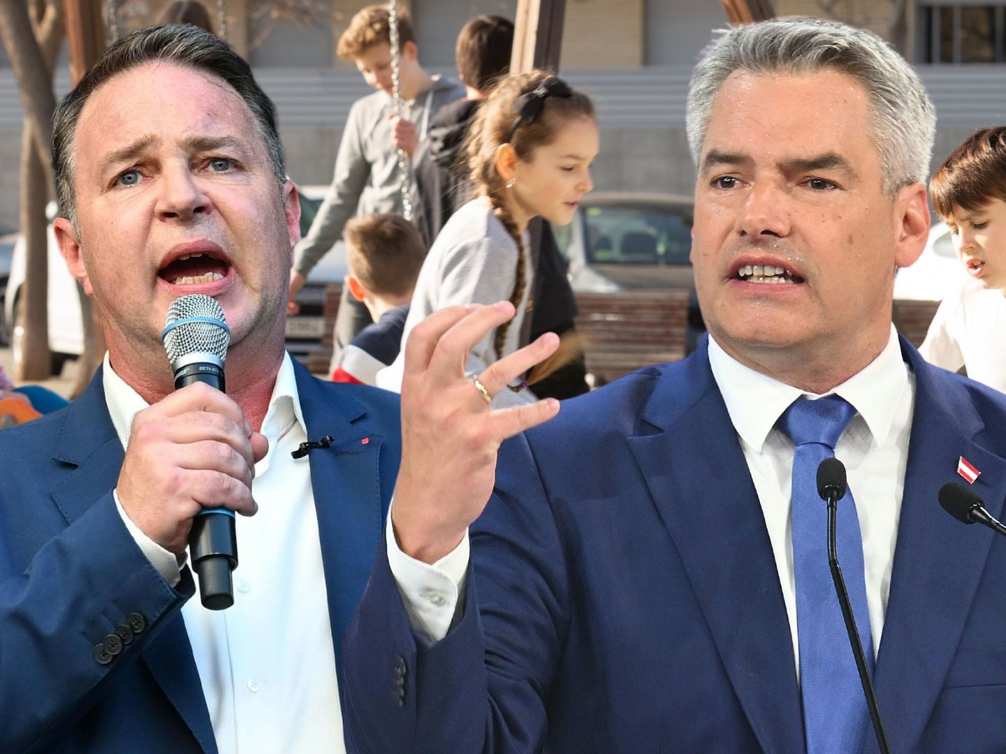 Nehammer: "Babler-Modell verhöhnt alle, die täglich zur Arbeit gehen" Nehammer: "Babler-Modell verhöhnt alle, die täglich zur Arbeit gehen"