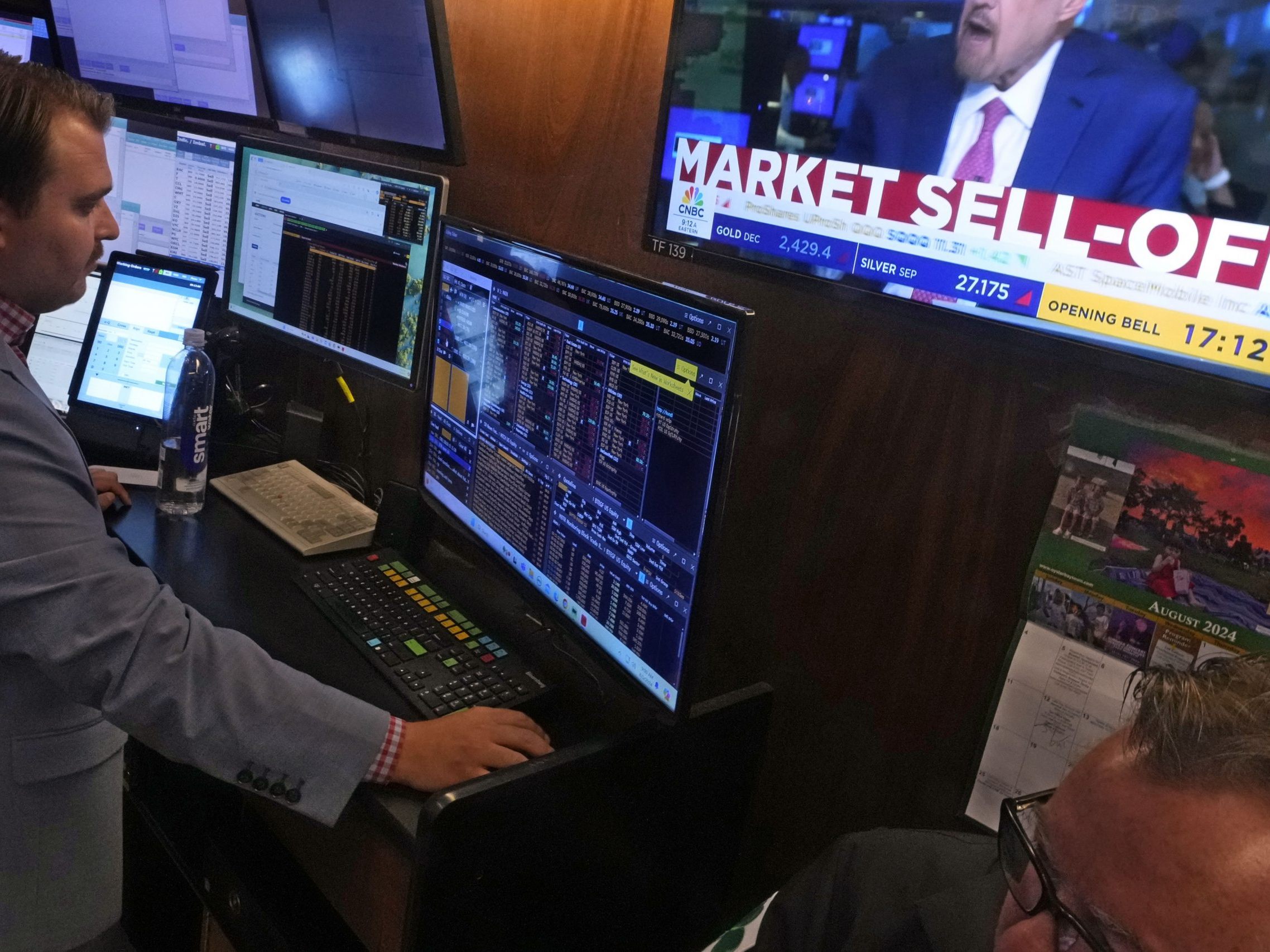 Turbulenzen an der Wall Street.