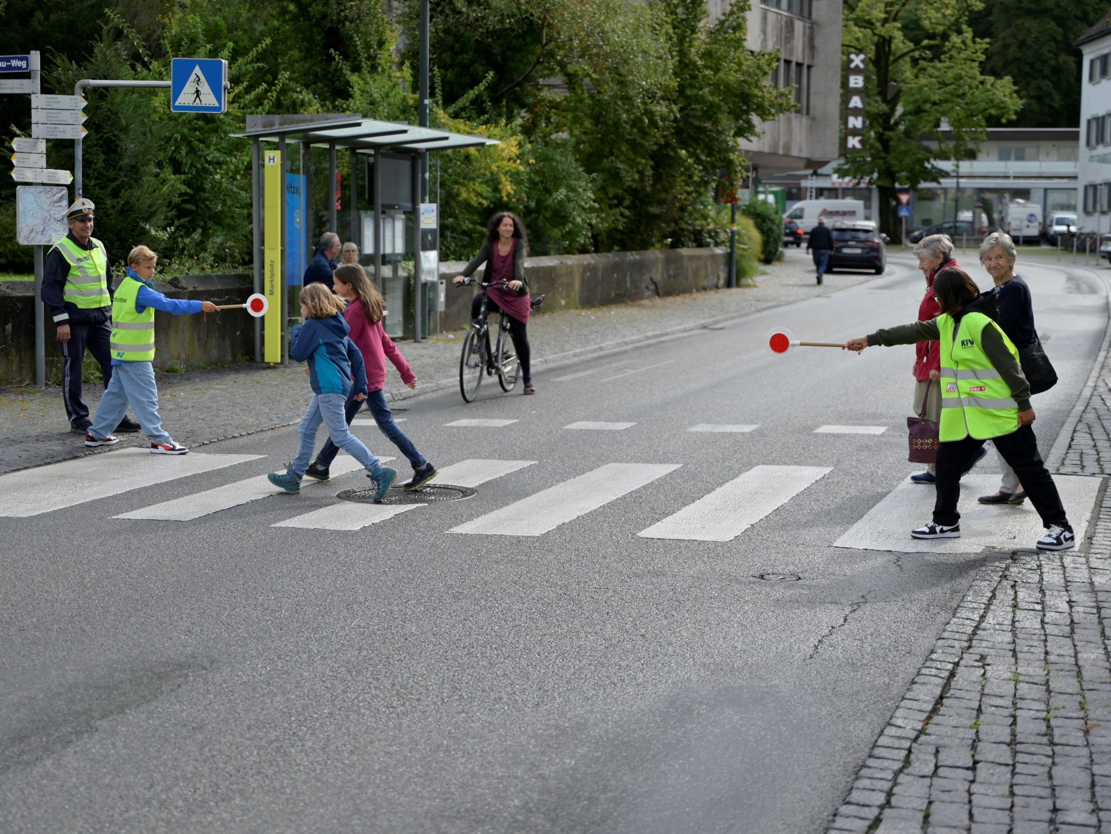 In Rankweil wurden zu Beginn des neuen Schuljahres 28 Kinder zu Schülerlots:innen ausgebildet.