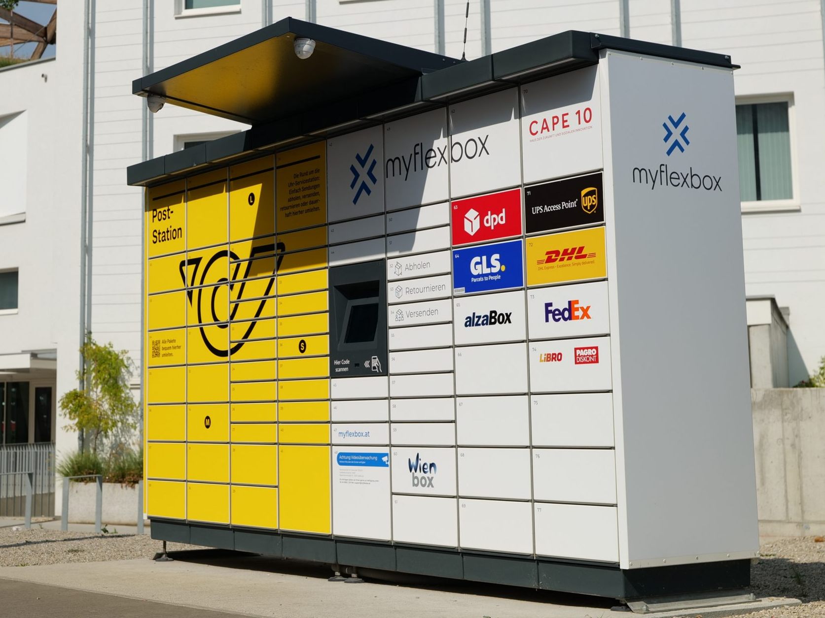 Die Post erweitert ihr Netz an Paketstationen.
