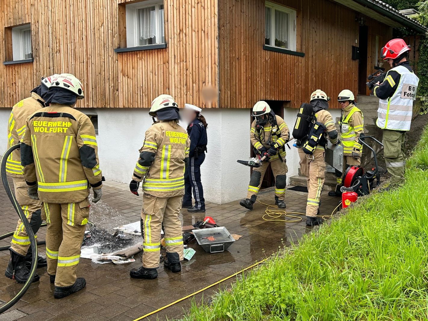 Am Dienstag kam es zu einem Feuerwehreinsatz in Wolfurt.