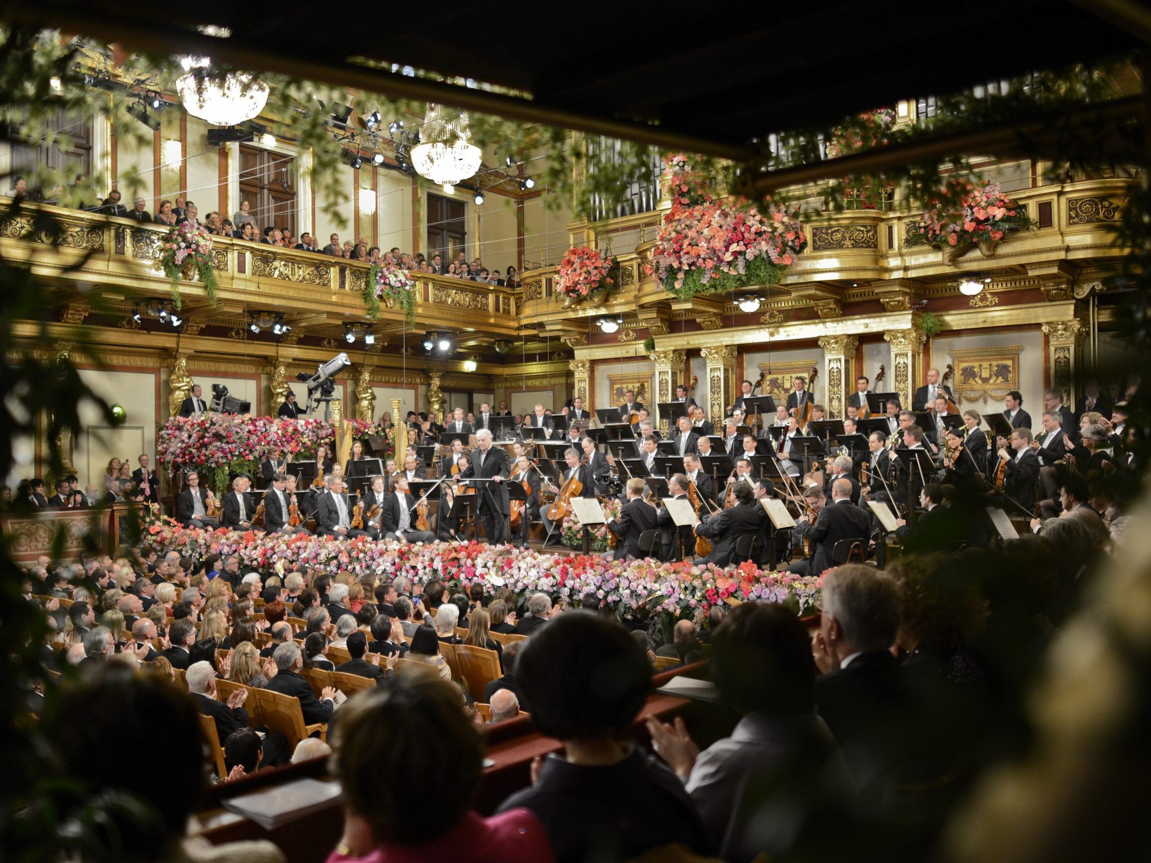 Im Saal des Wiener Musikverein findet auch 2025 wieder das Neujahrskonzert statt. Im Saal des Wiener Musikverein findet auch 2025 wieder das Neujahrskonzert statt.