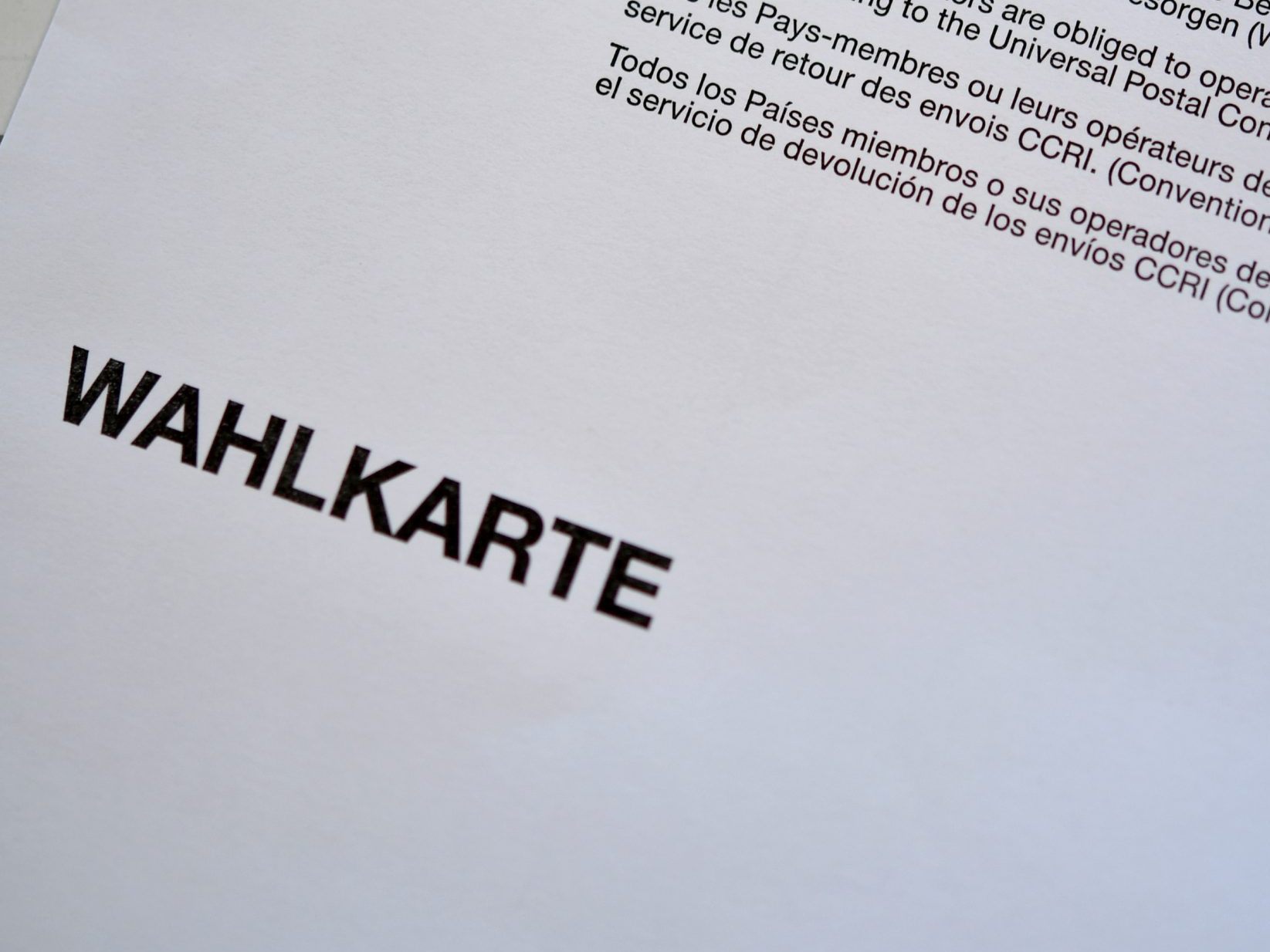 Die meisten Briefwahlstimmen werden schon am Sonntag ausgezählt. Die meisten Briefwahlstimmen werden schon am Sonntag ausgezählt.