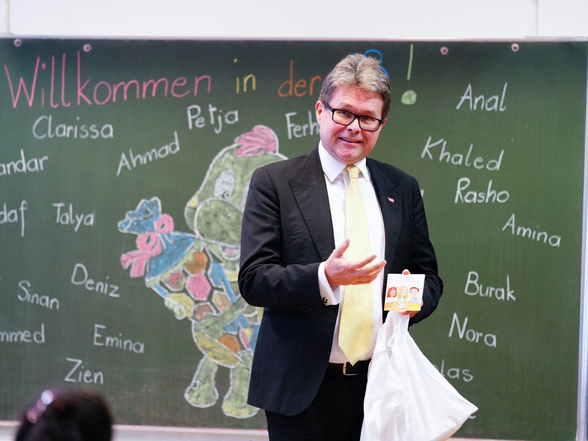 Polaschek besuchte zum Schulstart eine Volksschule in Wien-Favoriten.