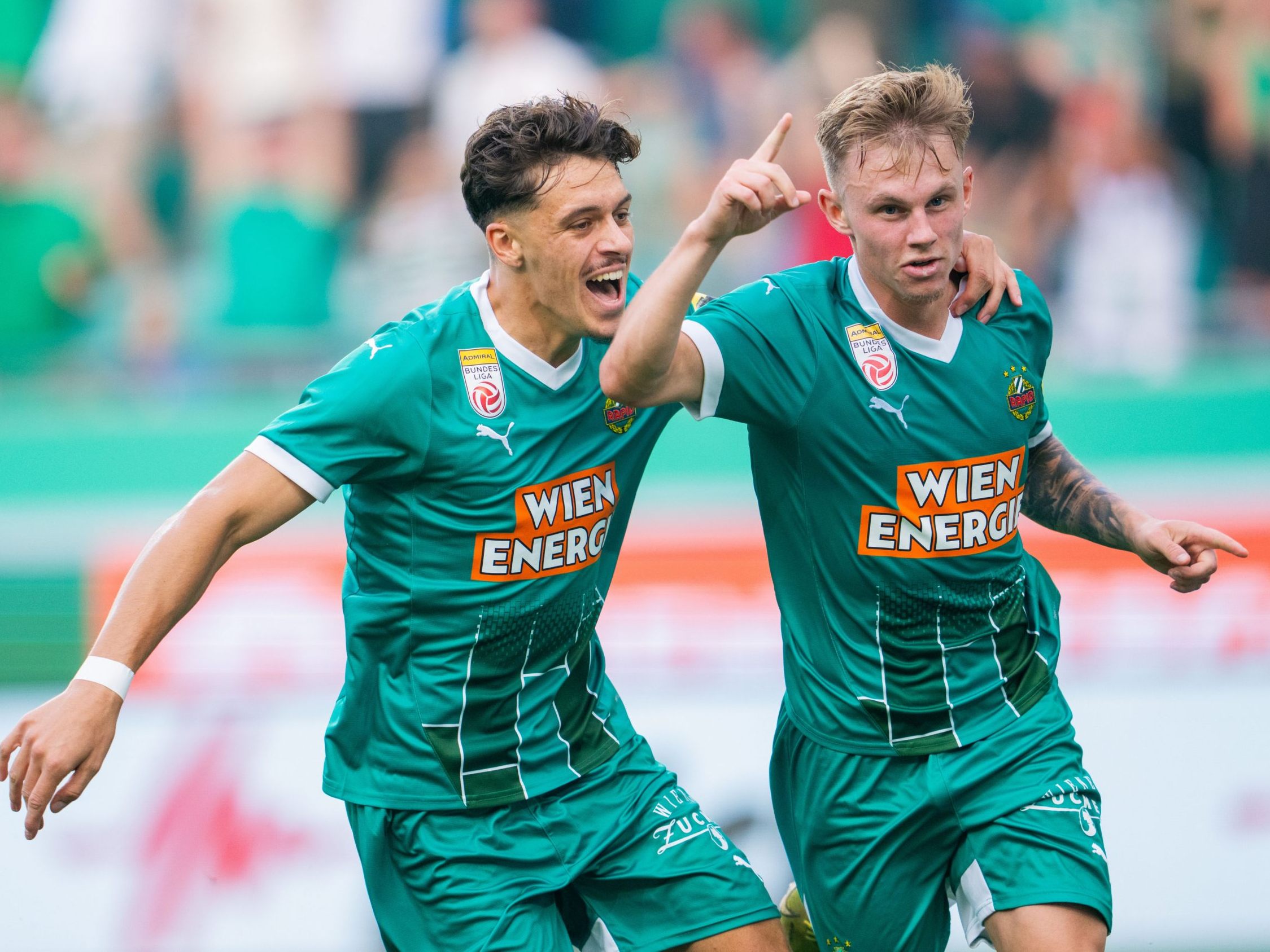 Nach dem Sieg gegen Salzburg trifft Rapid auf den WAC. Nach dem Sieg gegen Salzburg trifft Rapid auf den WAC.