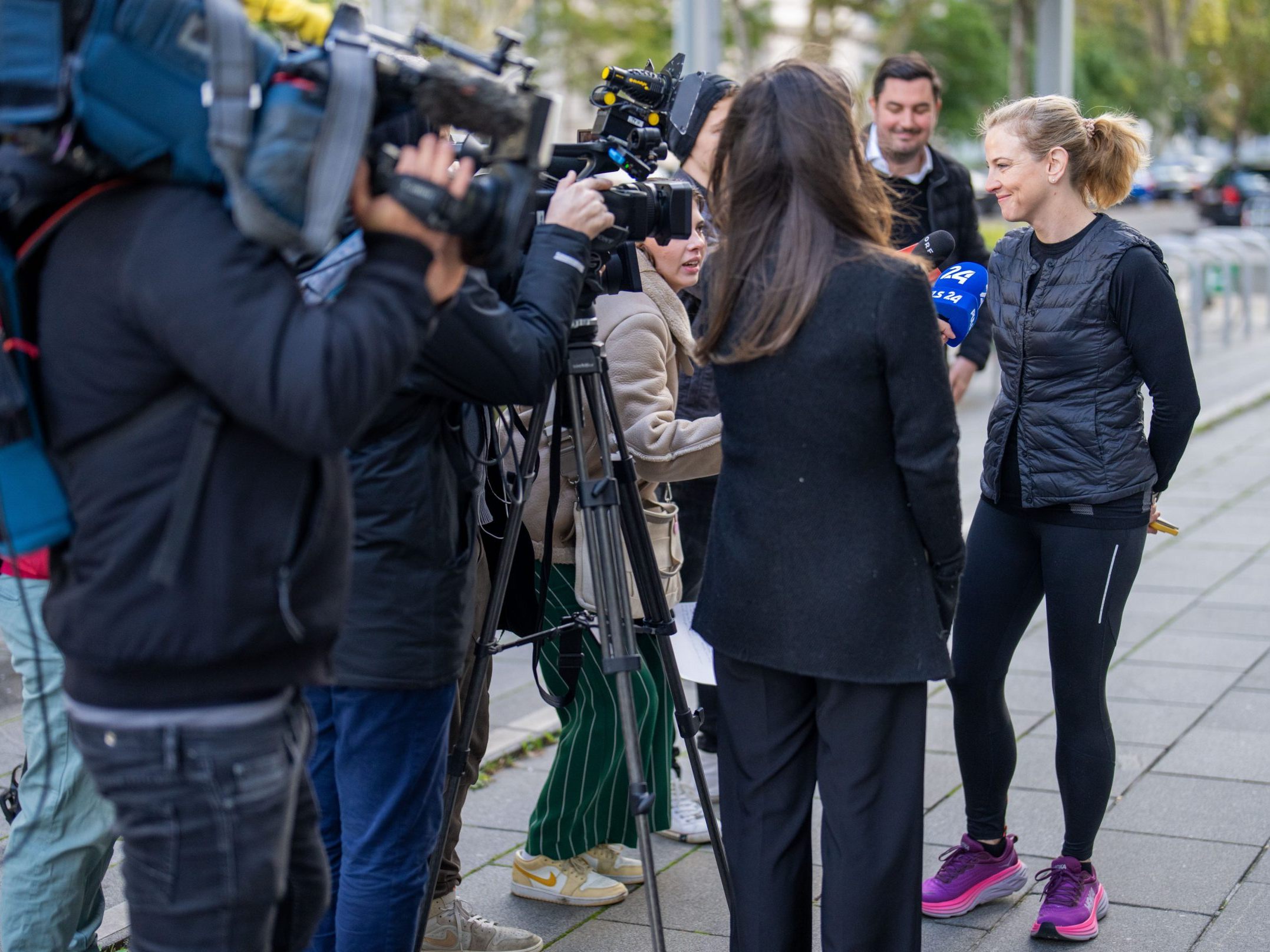 Beim Urnengang positionierte sich Meinl-Reisinger noch einmal als "Reformalternative". Beim Urnengang positionierte sich Meinl-Reisinger noch einmal als "Reformalternative".