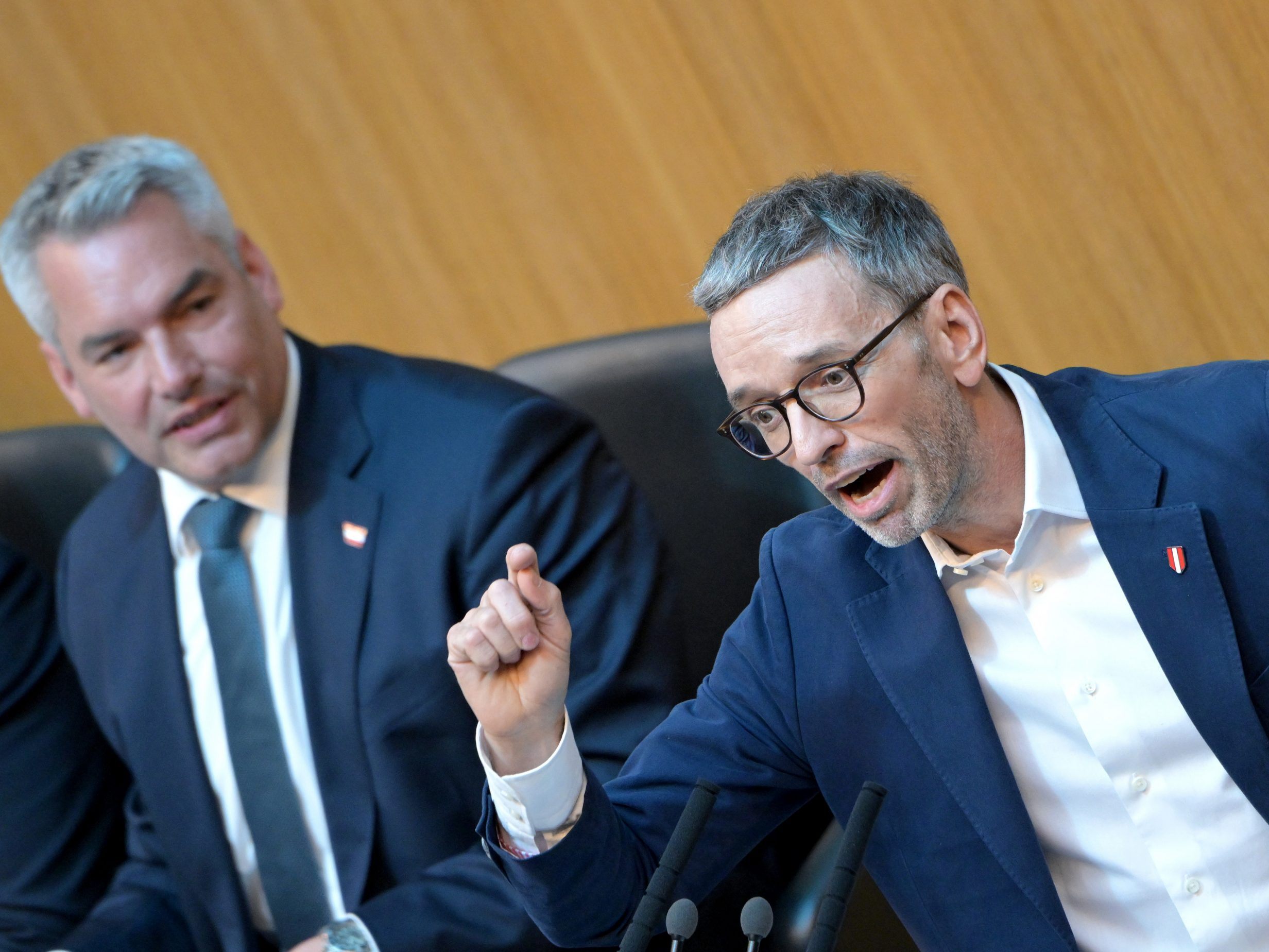 Kickl kritisierte vor Nationalratswahl Nehammer.