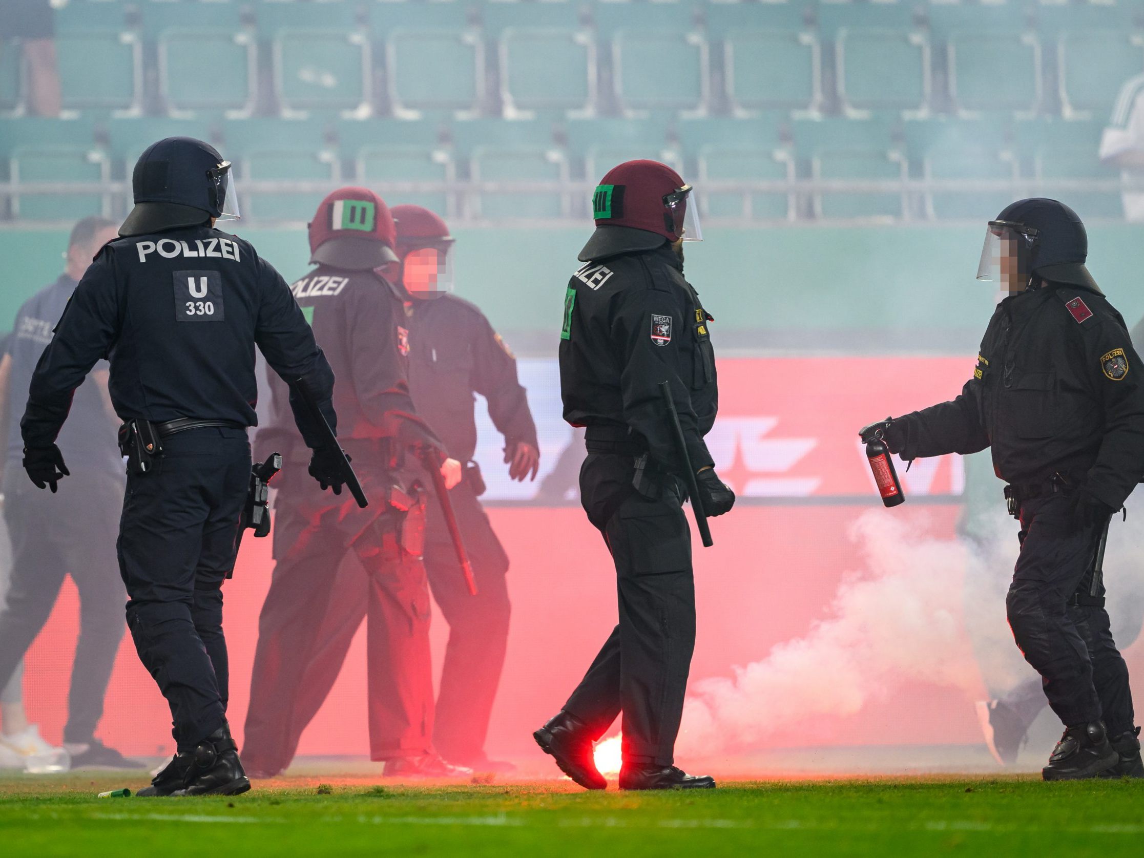 Nach dem Wiener Derby kam es zu Ausschreitungen.