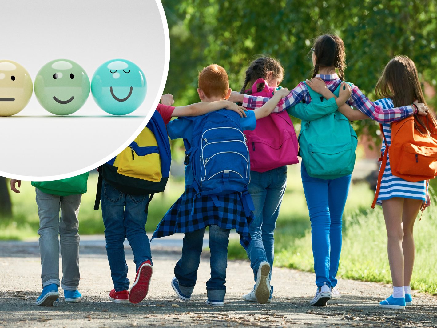 Schule bedeutet für die meisten Kinder auch, neue Kontakte zu knüpfen.