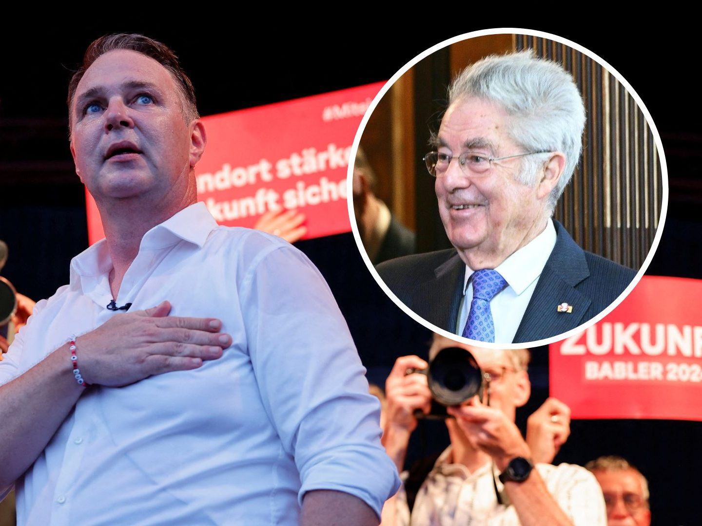 Ex-Bundespräsident Fischer ruft zum Eintragen in Bablers Personenkomitee auf. Ex-Bundespräsident Fischer ruft zum Eintragen in Bablers Personenkomitee auf.