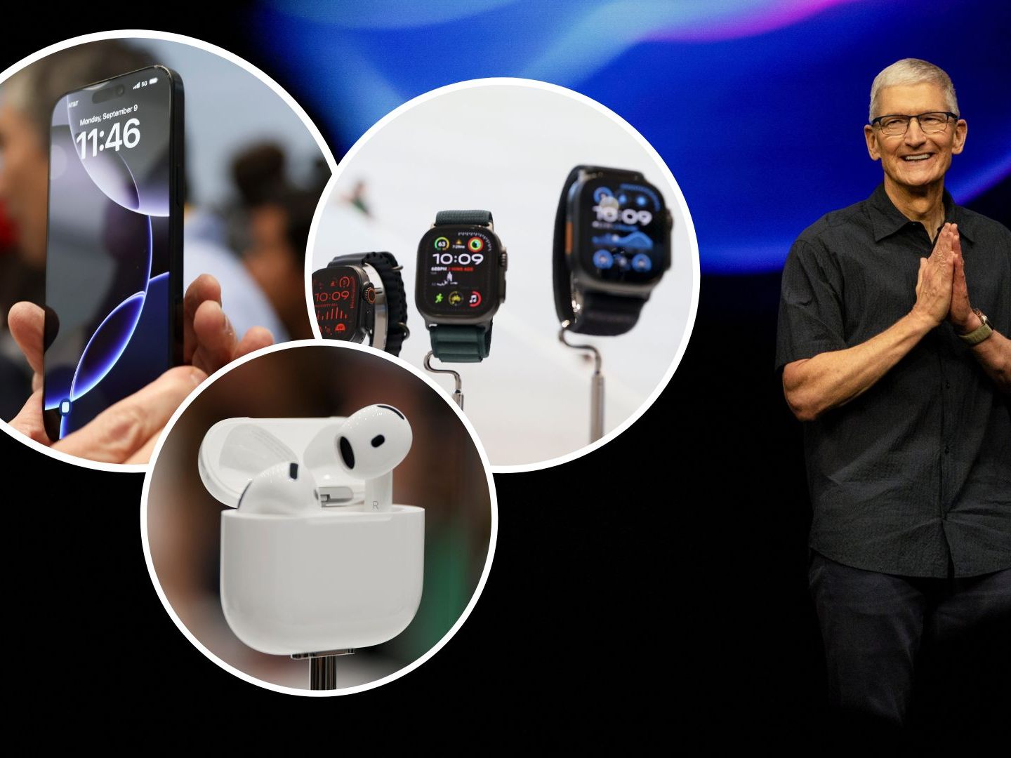 Apple-Chef Tim Cook präsentierte die neuen Produkte. Apple-Chef Tim Cook präsentierte die neuen Produkte.