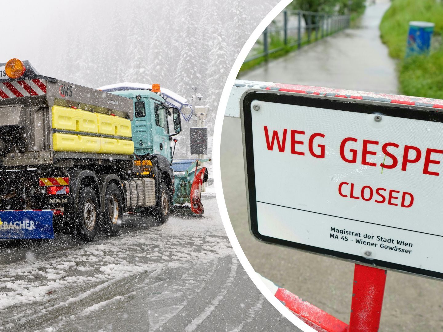 Österreich erwartet noch weitere Tage teils extreme Regen- und Schneemengen. Österreich erwartet noch weitere Tage teils extreme Regen- und Schneemengen.