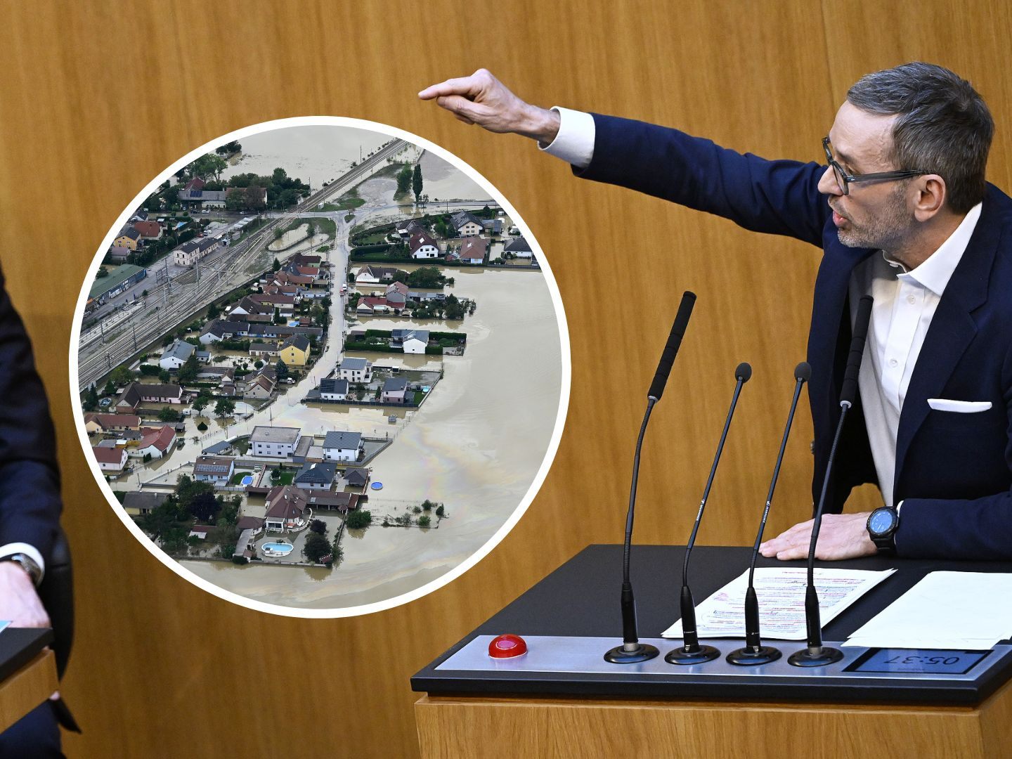 Laut Meinunfsforscher dürften die Auswirkungen des Hochwassers auf die Wahl eher gering ausfallen.