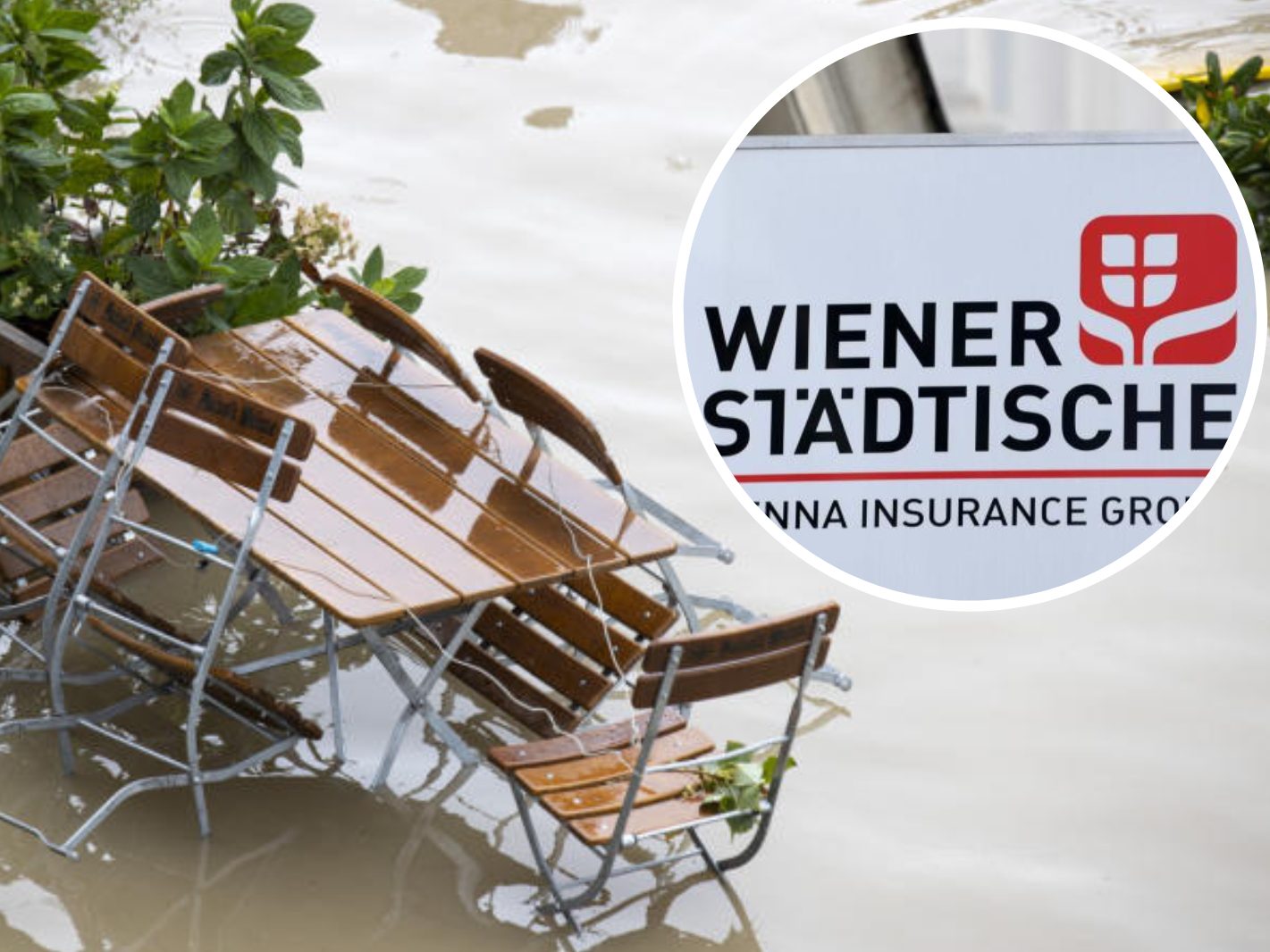 Die Wiener Städtische erwartet versicherte Schäden von bis zu 100 Mio. Euro. Die Wiener Städtische erwartet versicherte Schäden von bis zu 100 Mio. Euro.