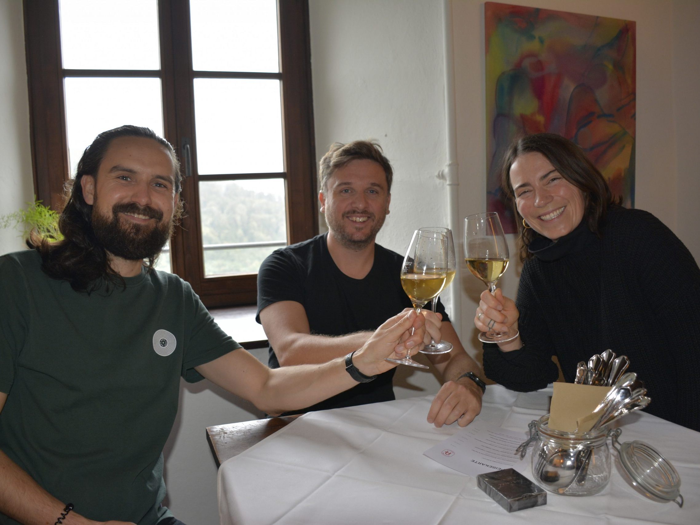 Richard Shand, Leo Hopper und Fian Shand hatten Spass Richard Shand, Leo Hopper und Fian Shand hatten Spass