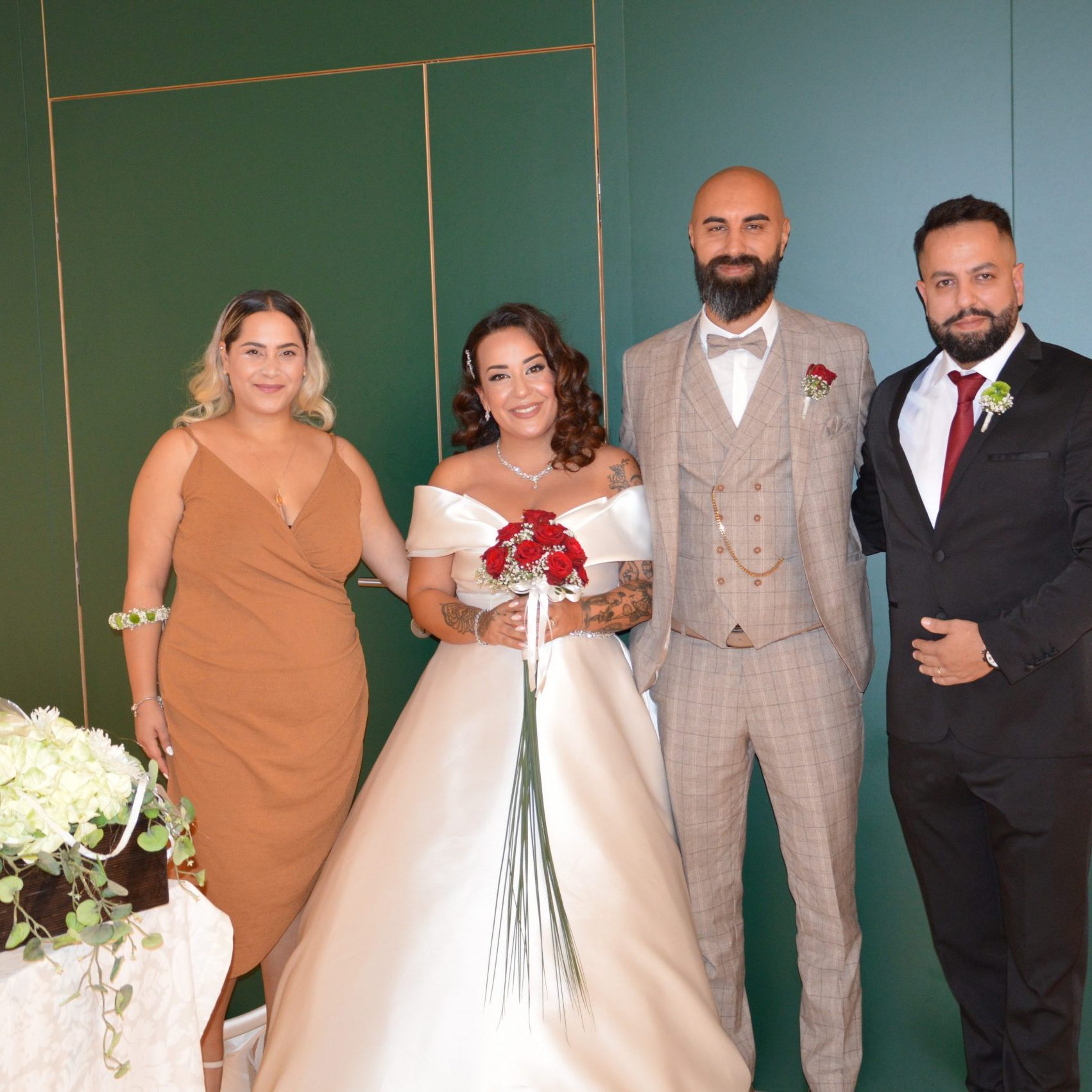 Dilan Aktas und Ali Met feierten ihre standesamtliche Trauung.