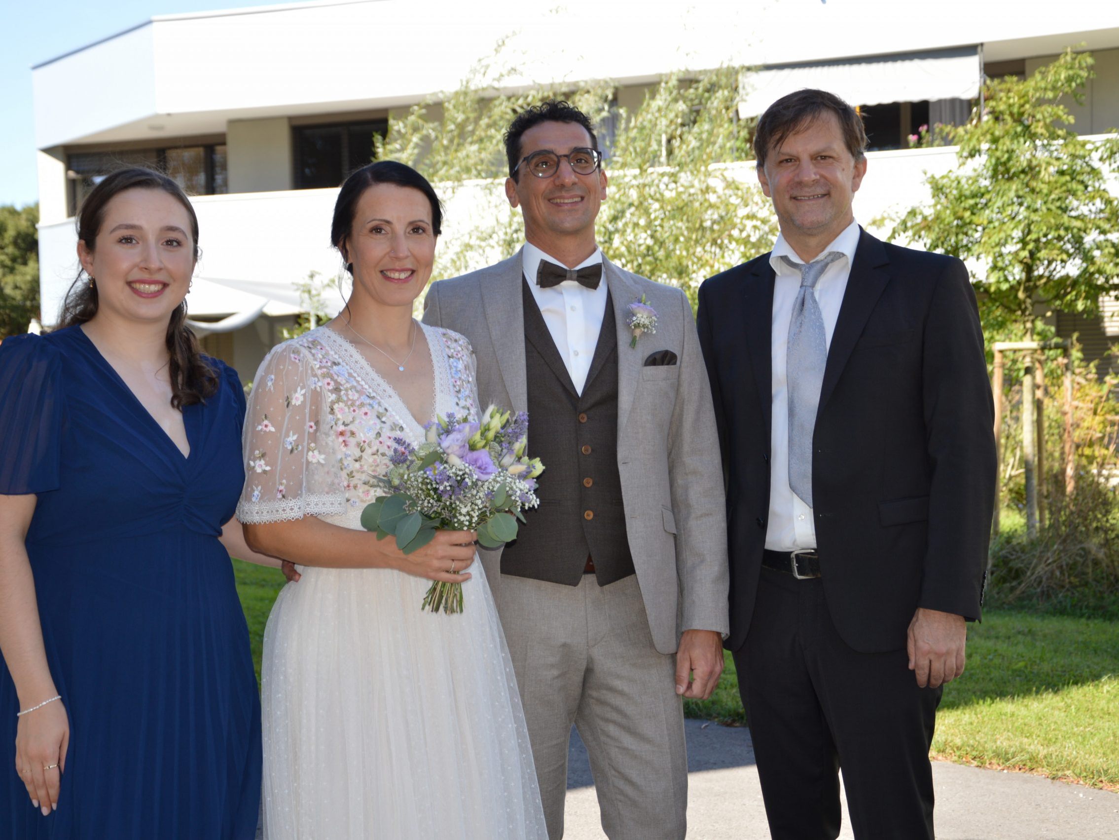 Andrea Braun und Stefan Bösch feierten ihre standesamtliche Trauung.