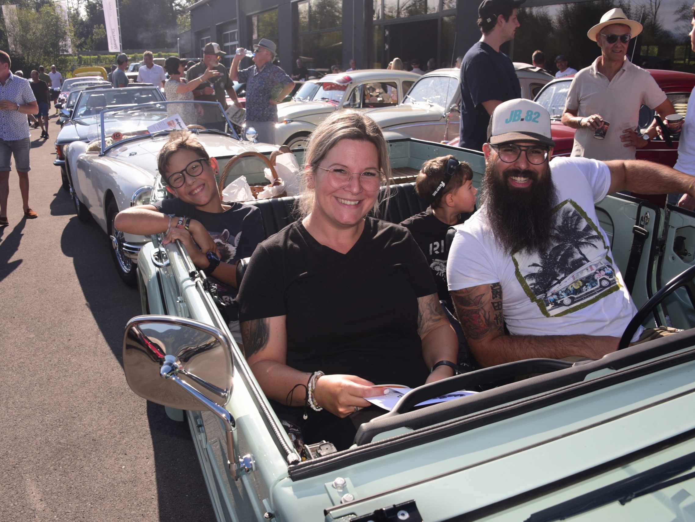 Johannes, Tanja, Colin und Finn Biedermann waren auch dabei