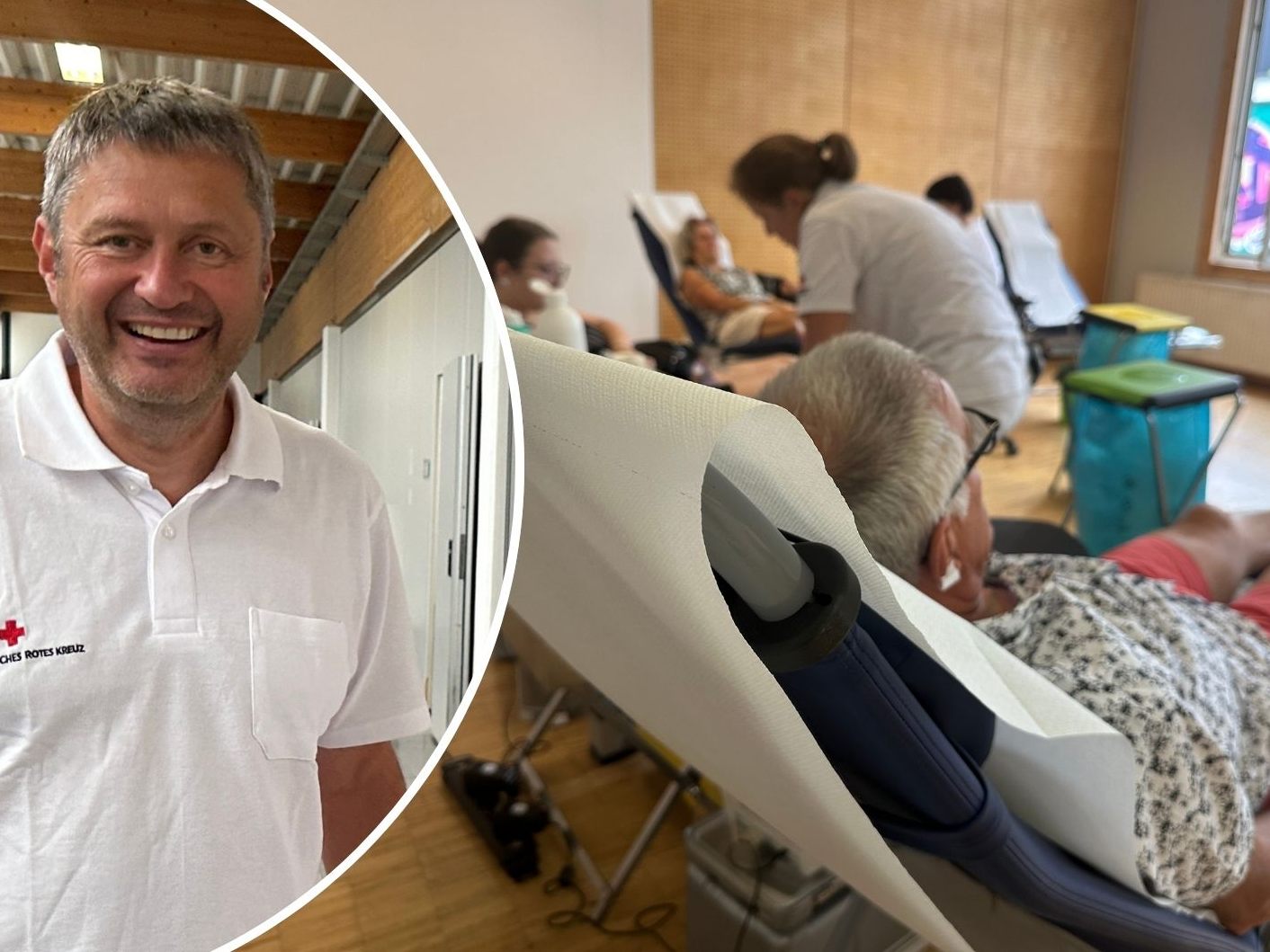Auf der Herbstmesse kann man unkompliziert Blut spenden. Auf der Herbstmesse kann man unkompliziert Blut spenden.