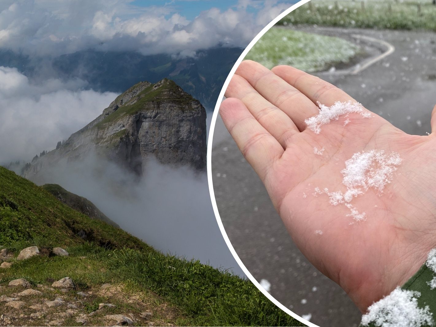 Die Schneefallgrenze wird in der Nacht auf Donnerstag bis auf 1500 Meter sinken.
