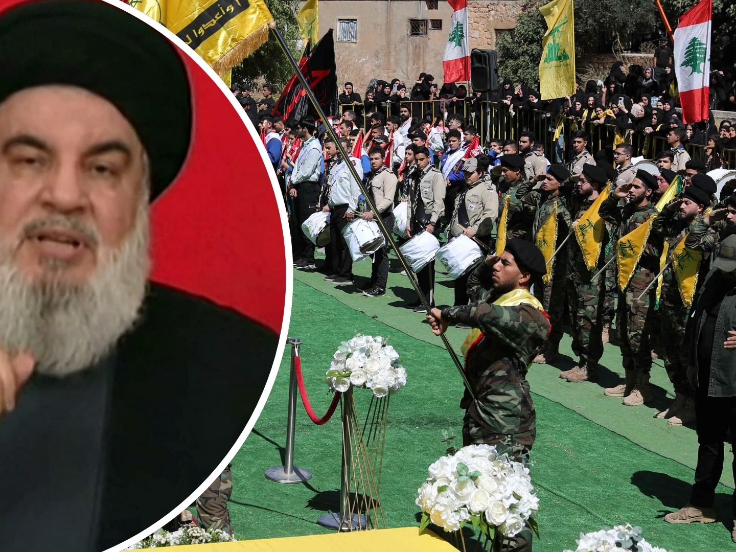 Rede des Hisbollah-Chefs war mit Spannung erwartet worden. Rede des Hisbollah-Chefs war mit Spannung erwartet worden.