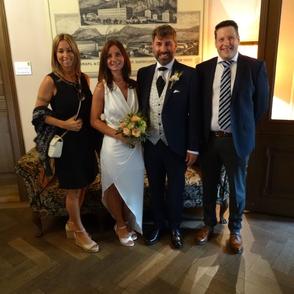 Barbara und Martin Häusle feierten am 24. August 2024 ihre Hochzeit. Trauzeugen waren Sandra Antoniazzi und Christoph Müller.