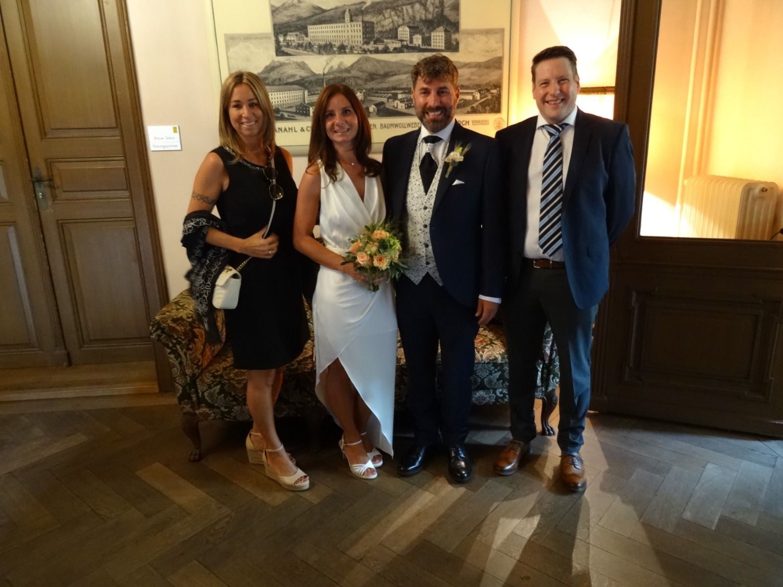 Barbara und Martin Häusle feierten am 24. August 2024 ihre Hochzeit. Trauzeugen waren Sandra Antoniazzi und Christoph Müller.