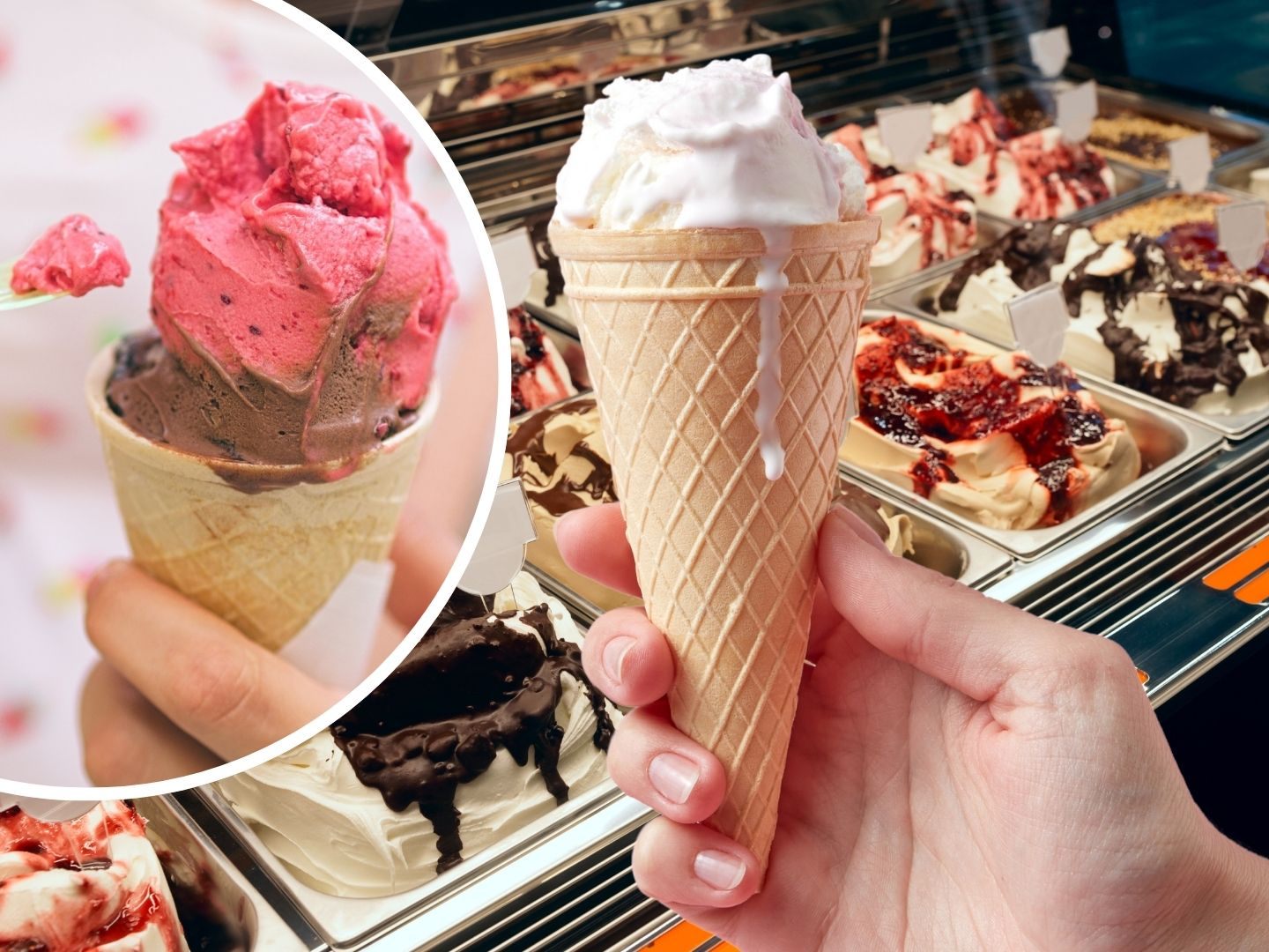 Eiscreme-Liebhaber kommen bei der Bäckerei Hosp voll auf ihre Kosten. Eiscreme-Liebhaber kommen bei der Bäckerei Hosp voll auf ihre Kosten.