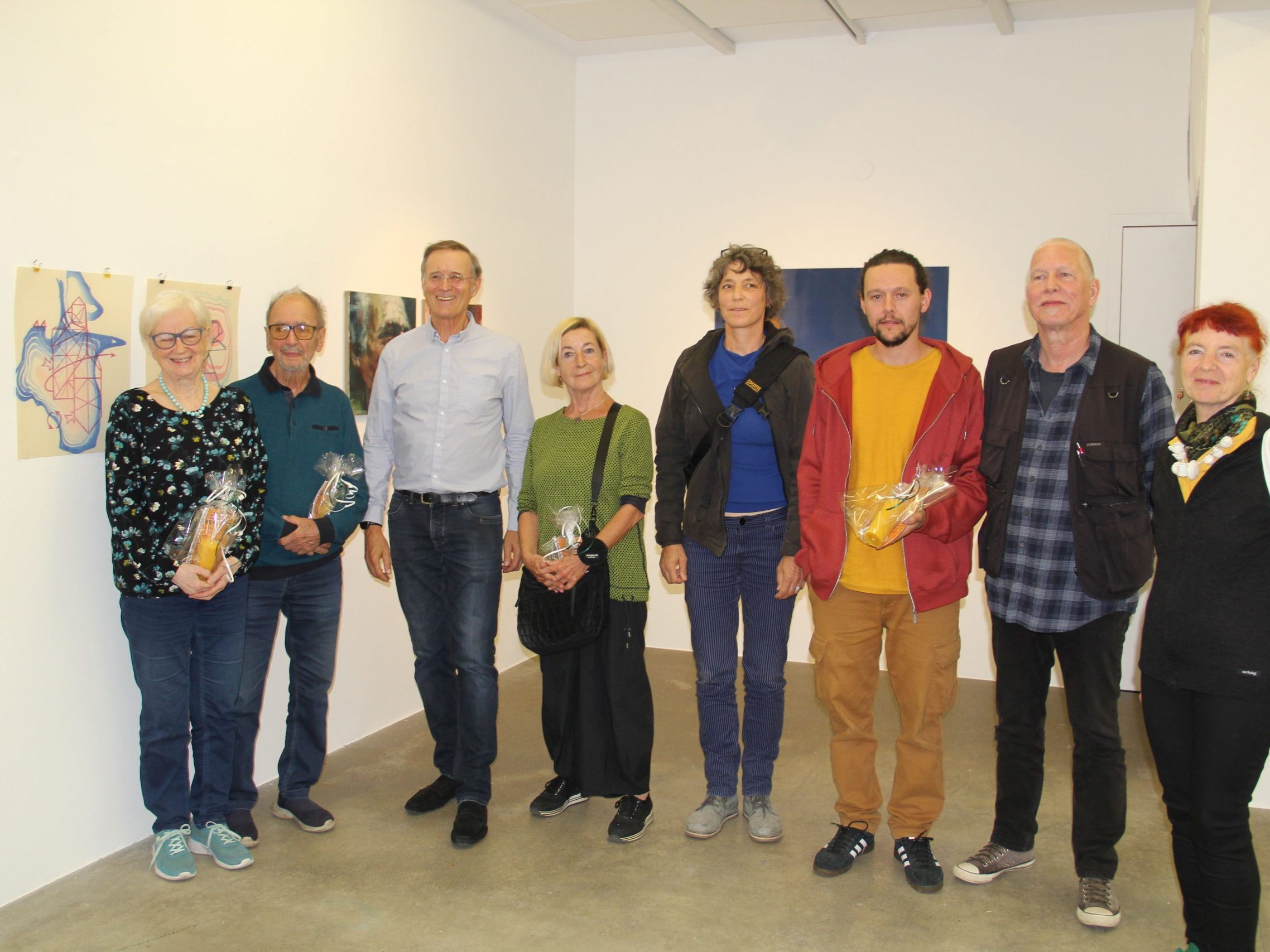 Insgesamt sieben von 15 Seminarleitern waren bei der Vernissage persönlich vor Ort. Insgesamt sieben von 15 Seminarleitern waren bei der Vernissage persönlich vor Ort.