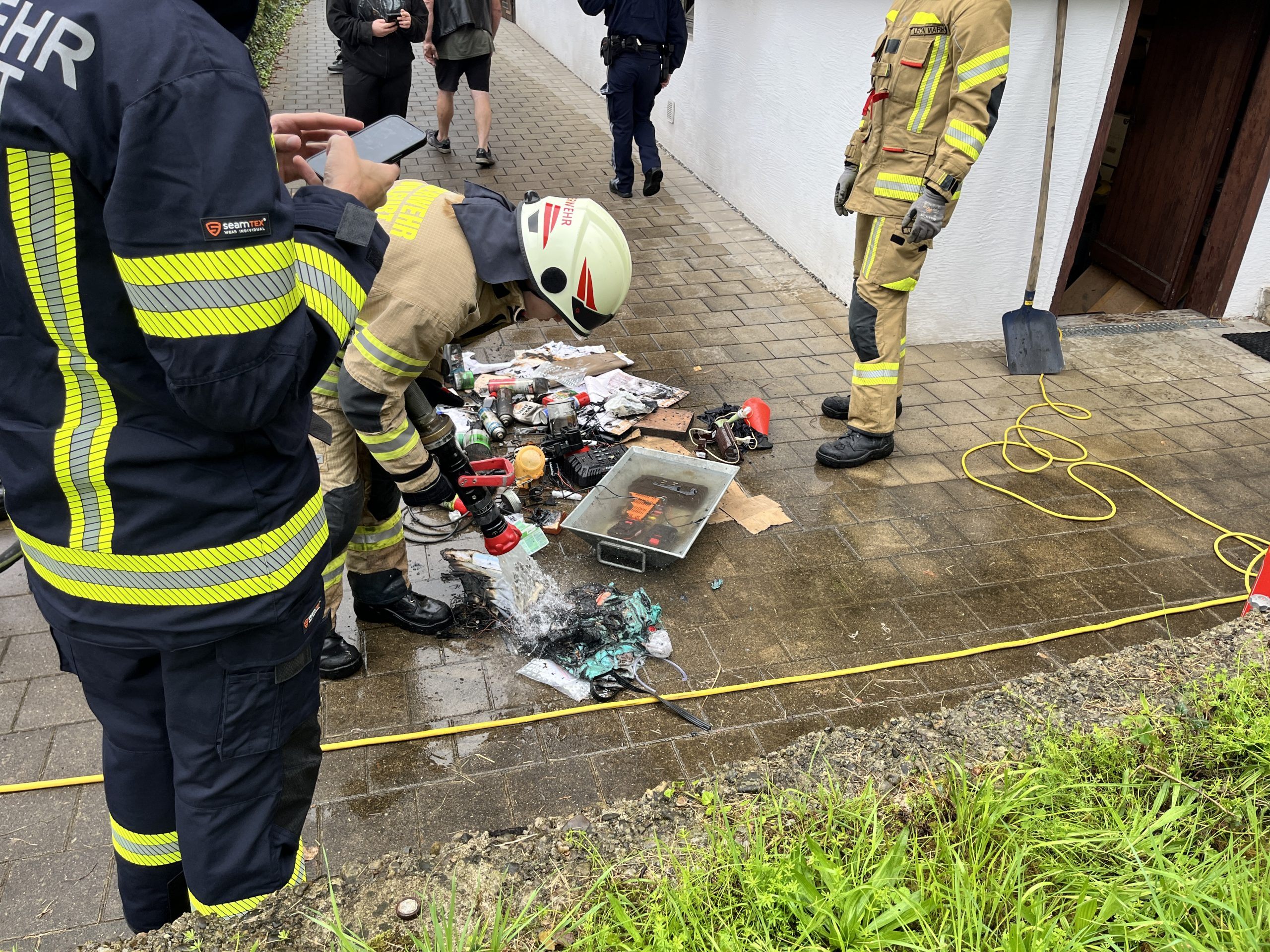 Einsatz für die Feuerwehr.