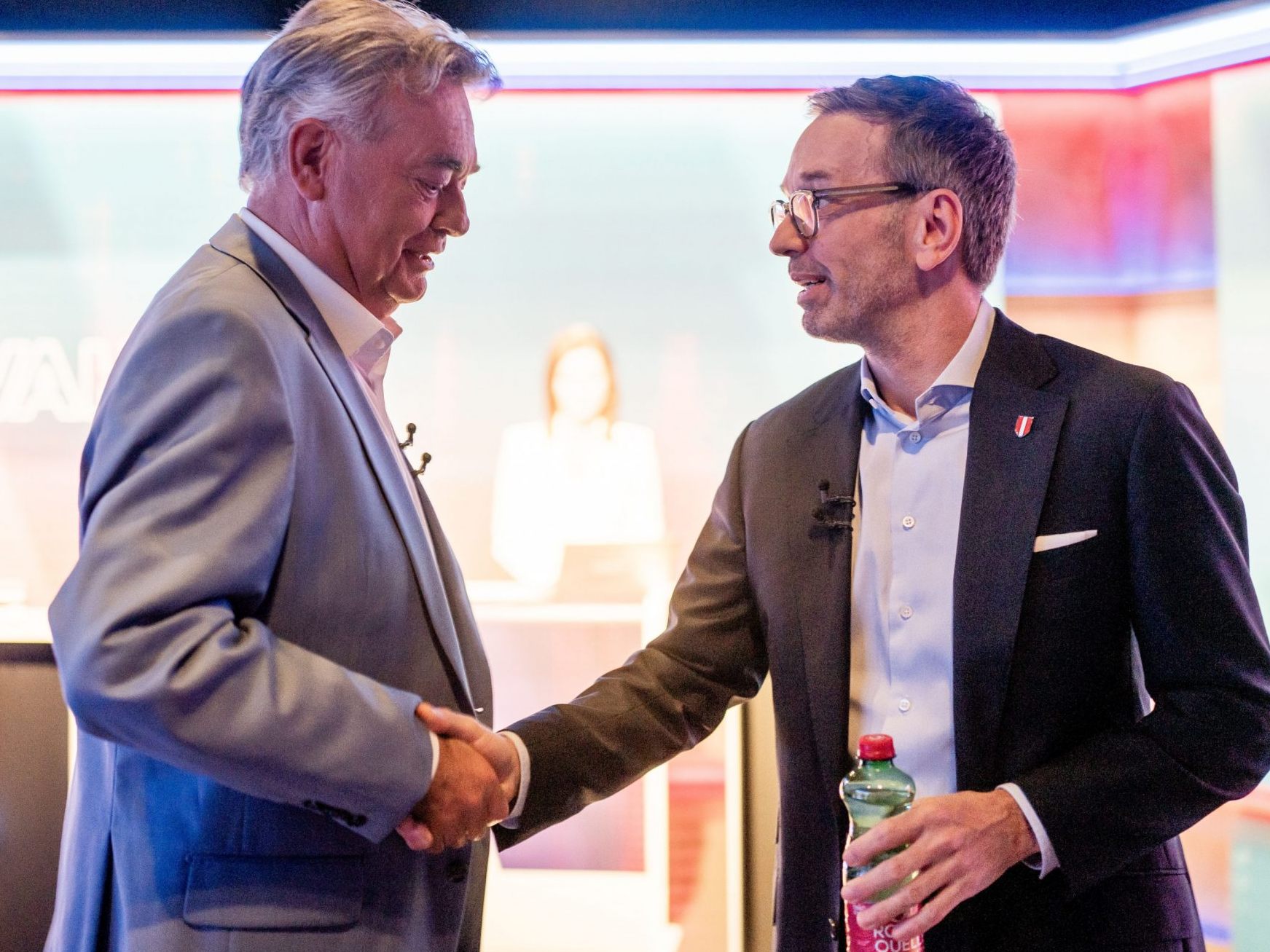 Kogler plädierte erneut für "Brandmauer" gegen FPÖ, Kickl glaubt an "die Macht des Wählers". Kogler plädierte erneut für "Brandmauer" gegen FPÖ, Kickl glaubt an "die Macht des Wählers".