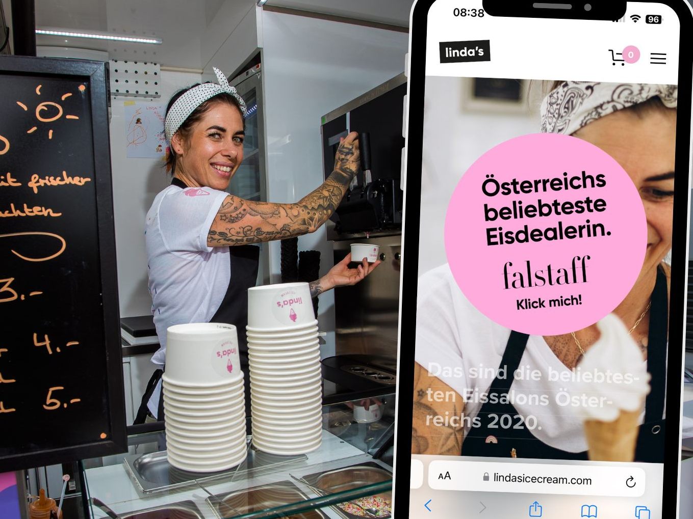 Neben den beliebten Eisdesserts sorgen die Lindomaten, rund um die Uhr verfügbare Eisautomaten, für Abwechslung. Neben den beliebten Eisdesserts sorgen die Lindomaten, rund um die Uhr verfügbare Eisautomaten, für Abwechslung.