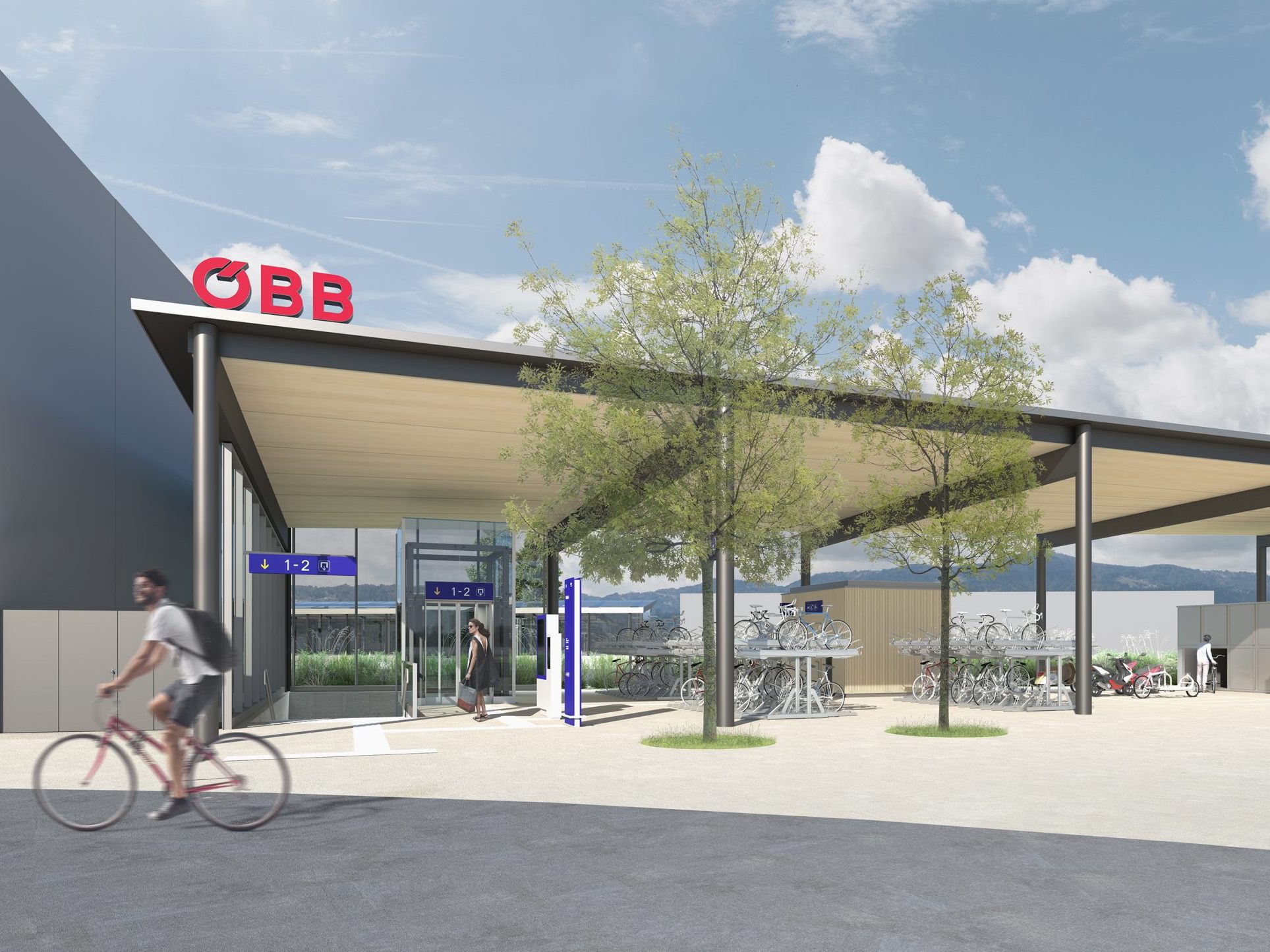 So soll der modernisierte Bahnhof aussehen. So soll der modernisierte Bahnhof aussehen.