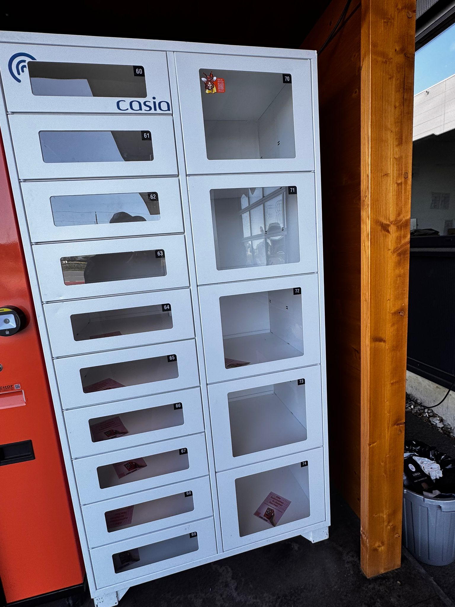 Die Automaten waren am Wochenende leer. Die Automaten waren am Wochenende leer.