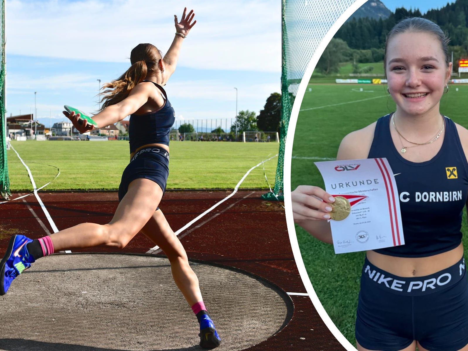 Ricarda Braun: ÖLV U16-Meisterin im Diskus Ricarda Braun: ÖLV U16-Meisterin im Diskus