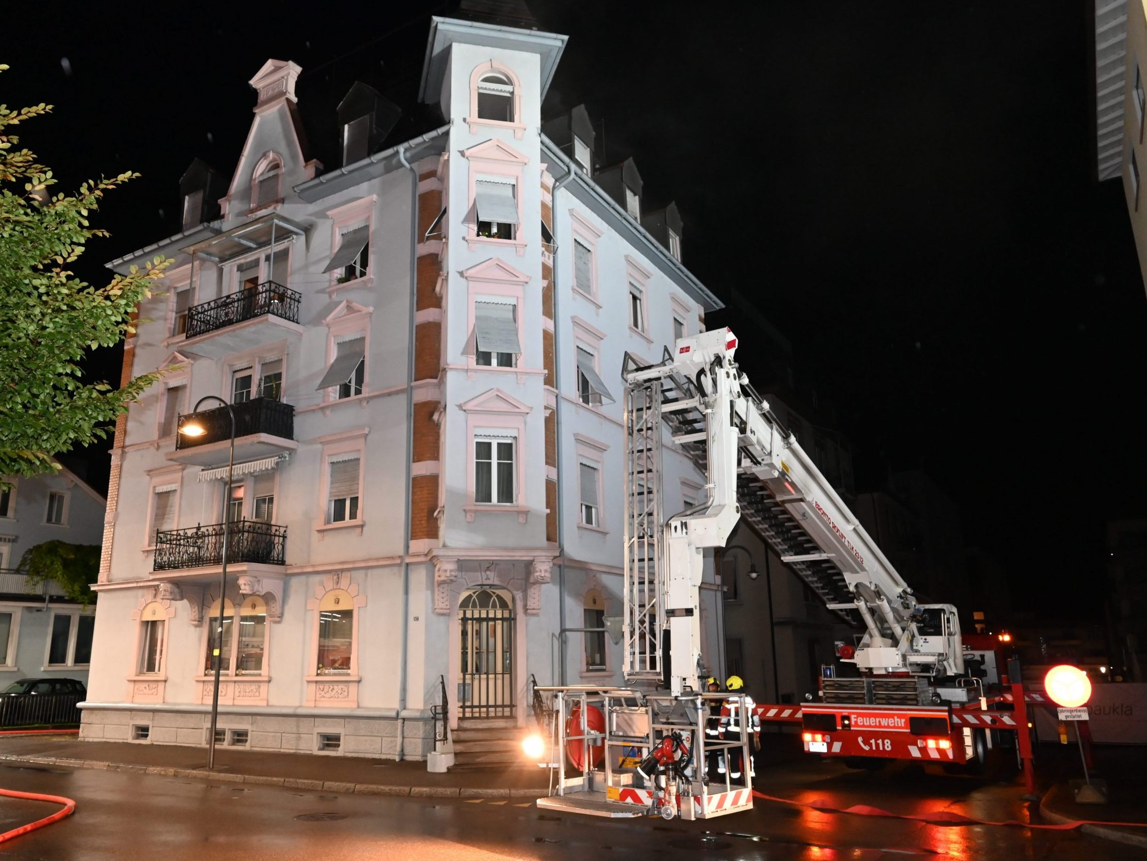 Am Samstag (14.09.2024) kam es in Rorschach zu einem Wohnungsbrand.