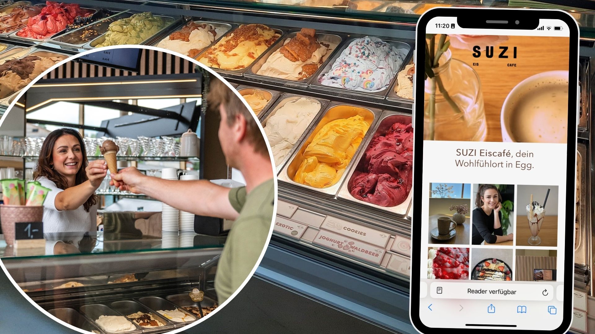 Willkommen im SUZI, dem charmanten Café und Eisladen im Herzen des Bregenzerwaldes. Willkommen im SUZI, dem charmanten Café und Eisladen im Herzen des Bregenzerwaldes.