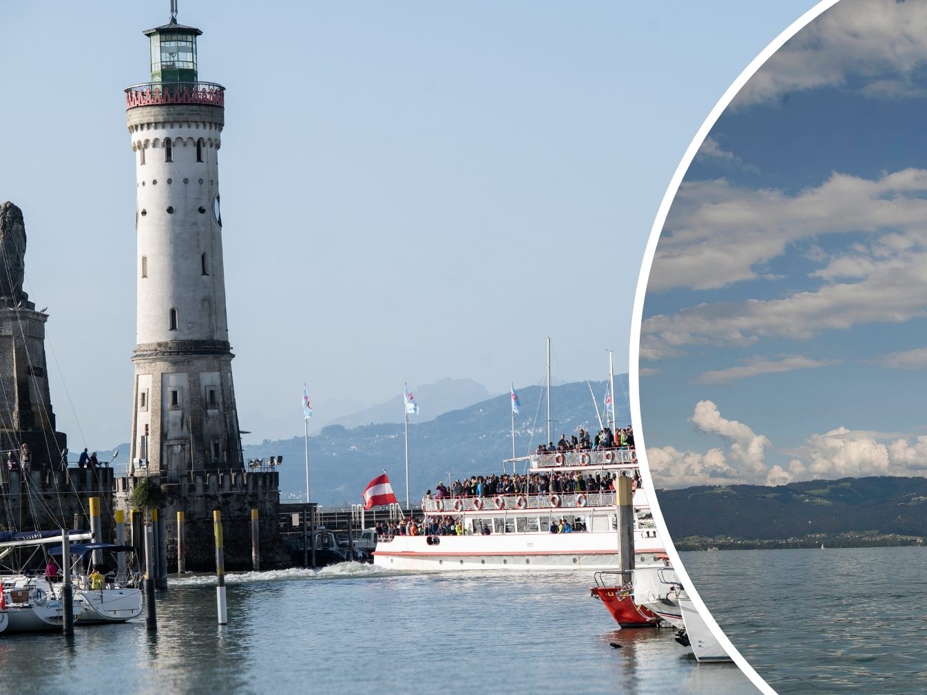 Beim Versuch in Lindau anzulegen fiel der betrunkene Segler ins Wasser.(Symbolbild)