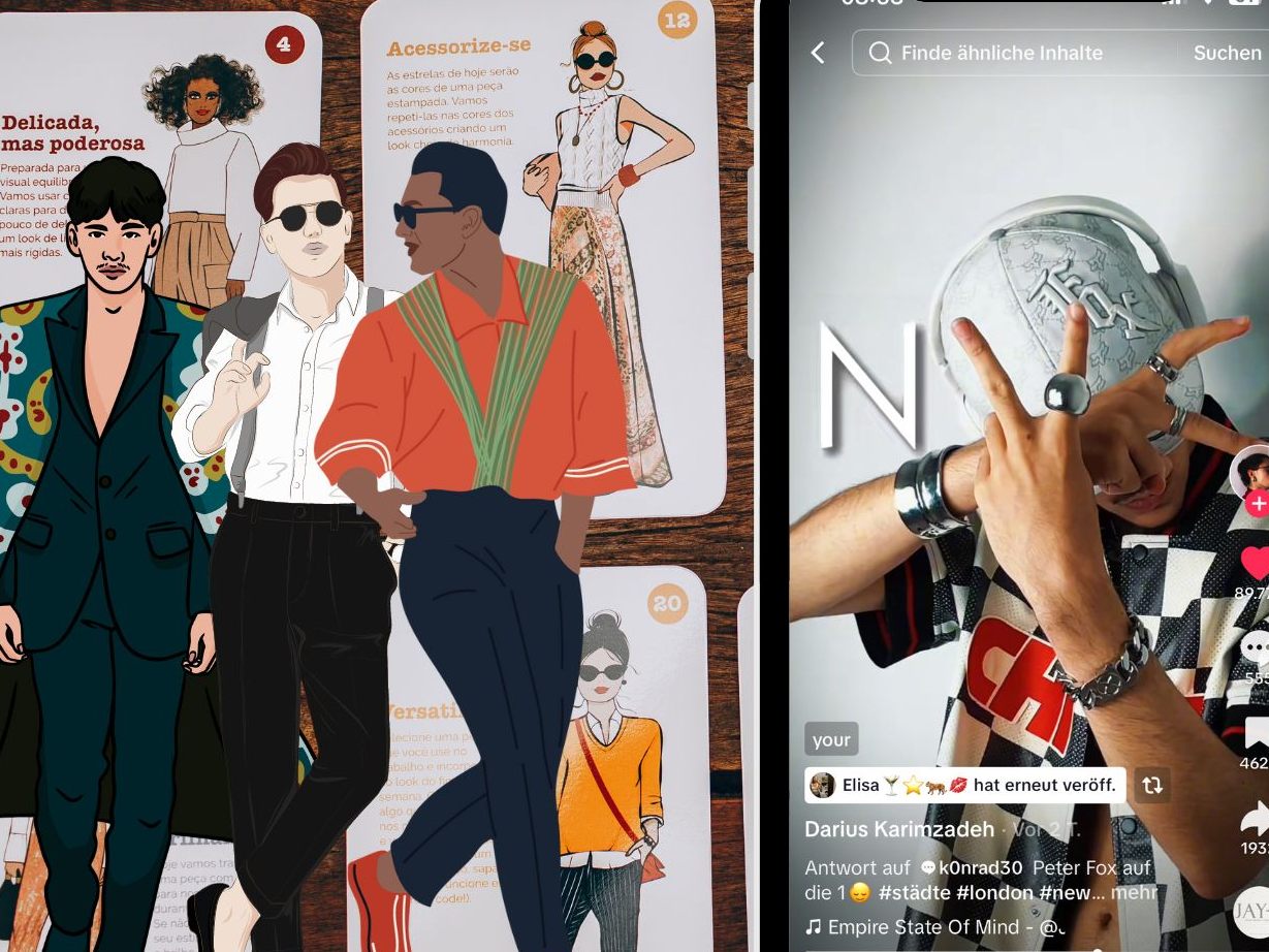 Ein TikTok-Video erobert das Netz, in dem ein vielseitiger Director, Model, Stylist und Videographer die Mode von drei ikonischen Städten in Szene setzt. Ein TikTok-Video erobert das Netz, in dem ein vielseitiger Director, Model, Stylist und Videographer die Mode von drei ikonischen Städten in Szene setzt.