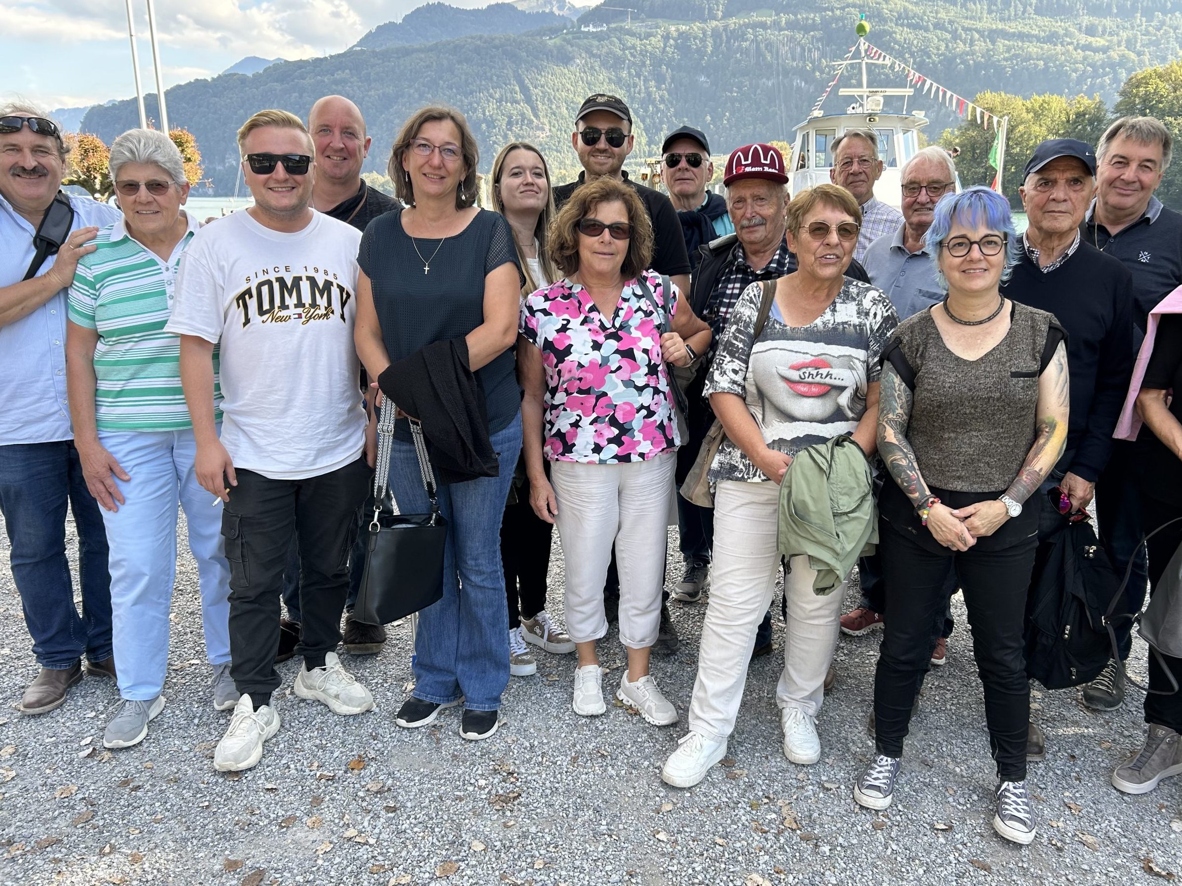 Gruppenbild vom Vereinsausflug Gruppenbild vom Vereinsausflug